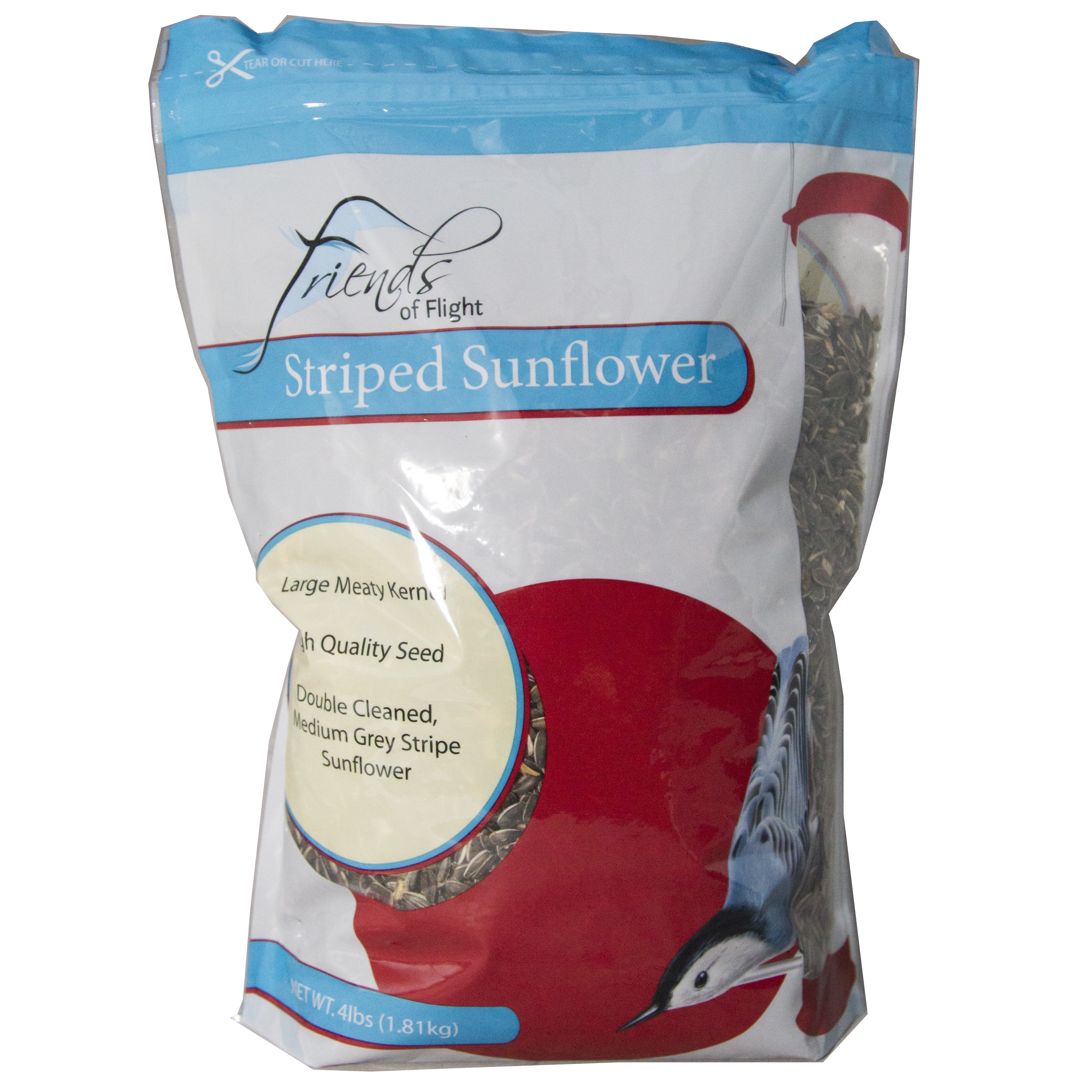 Friends of Flight 4# Striped Sunflower — priced per each; minimum 6; multiples of 6