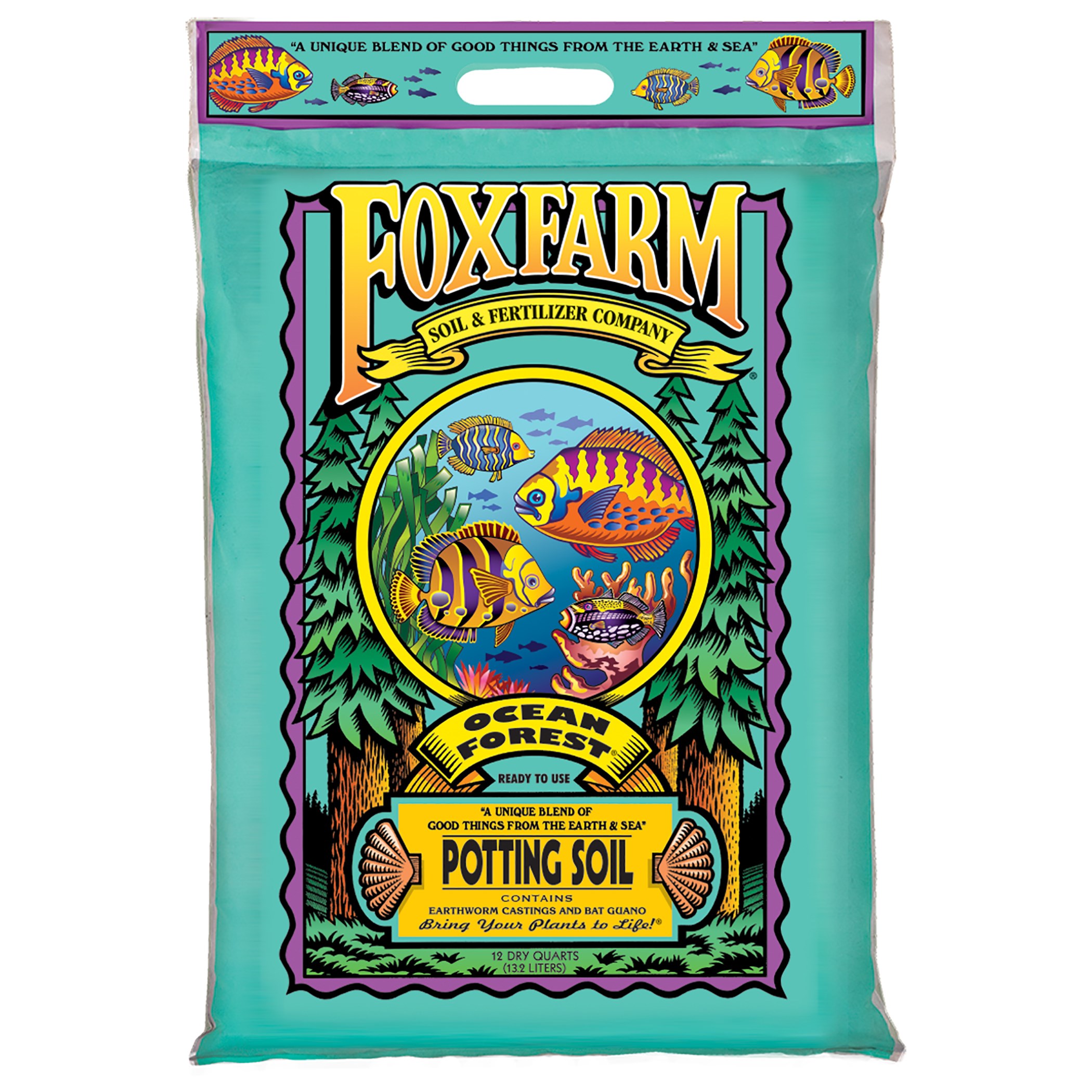 FoxFarm 12qt Ocean Forest Potting Soil — priced per each; minimum 5; multiples of 5