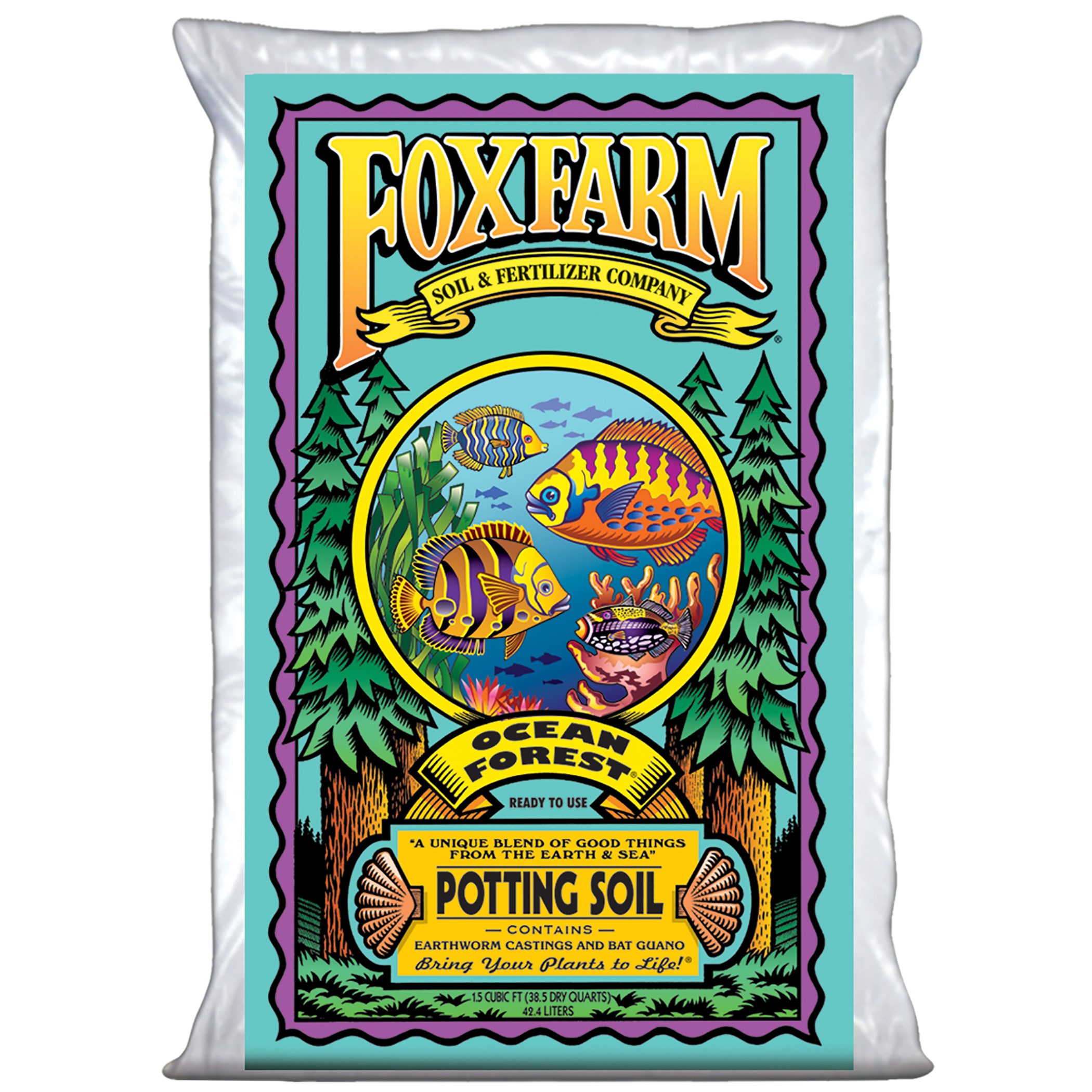 FoxFarm 1.5cf Ocean Forest Potting Soil — Single Unit