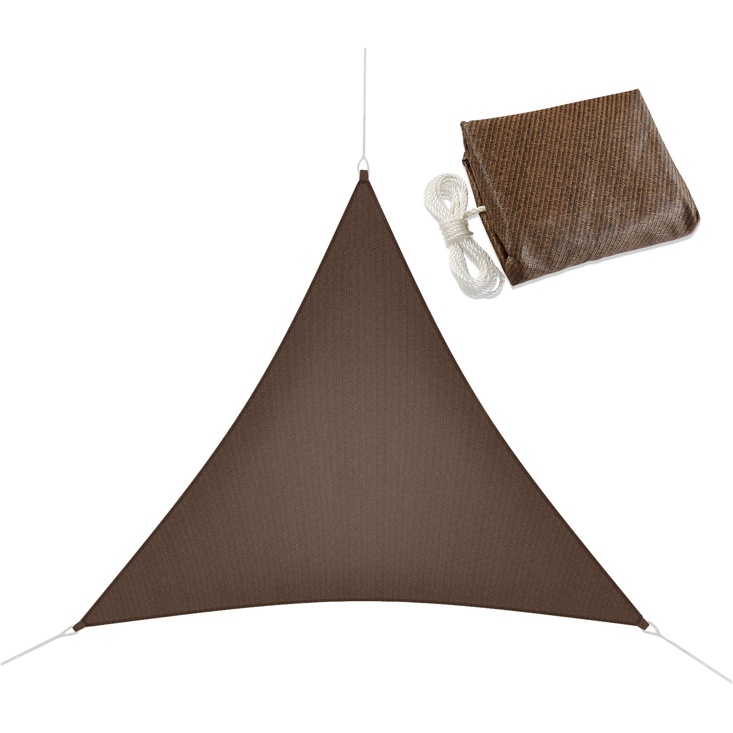 Gale Pac 11'10" Ready To Hang Shade Sail Mocha — priced per each; minimum 5; multiples of 5