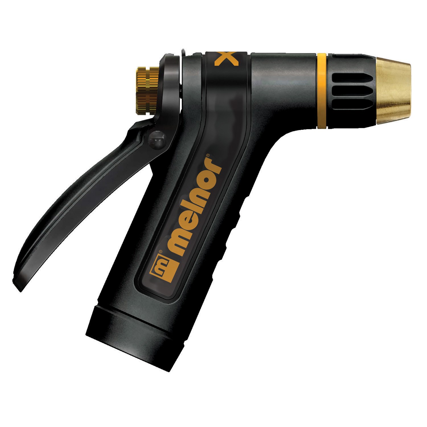 Melnor XT Metal Rear-Trigger Adjustable Nozzle — priced per each; minimum 10; multiples of 10