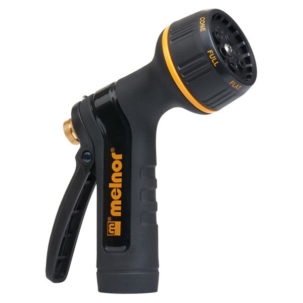 Melnor XT Metal Rear-Trigger 7-Pattern Nozzle — priced per each; minimum 10; multiples of 10
