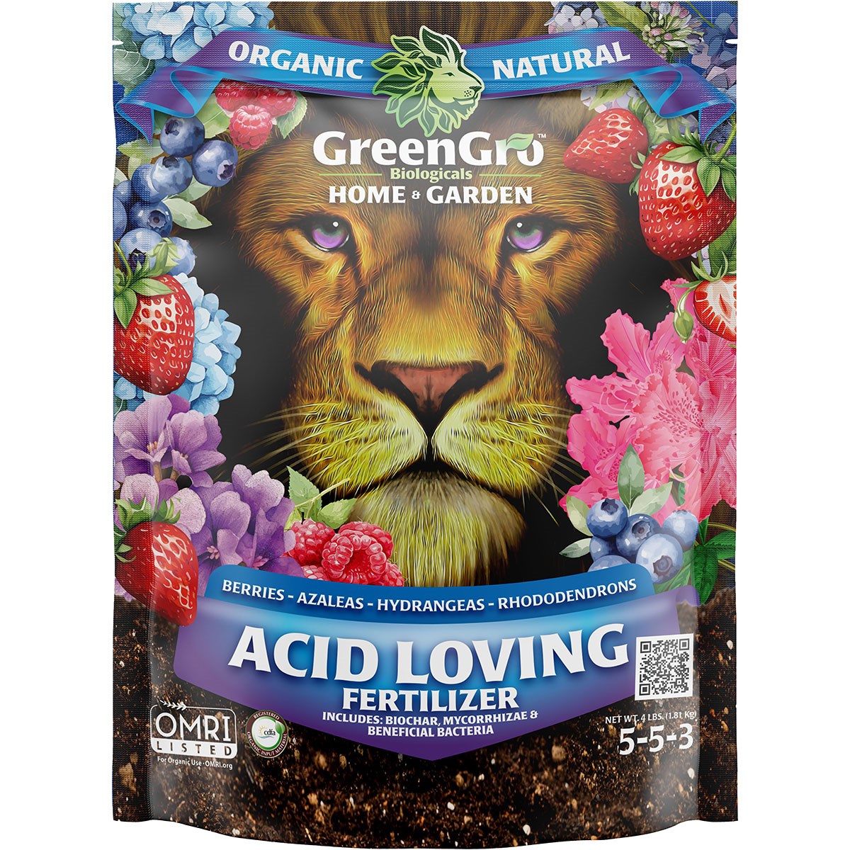 GreenGro 4# Acid Loving Fertilizer — priced per each; minimum 10; multiples of 10