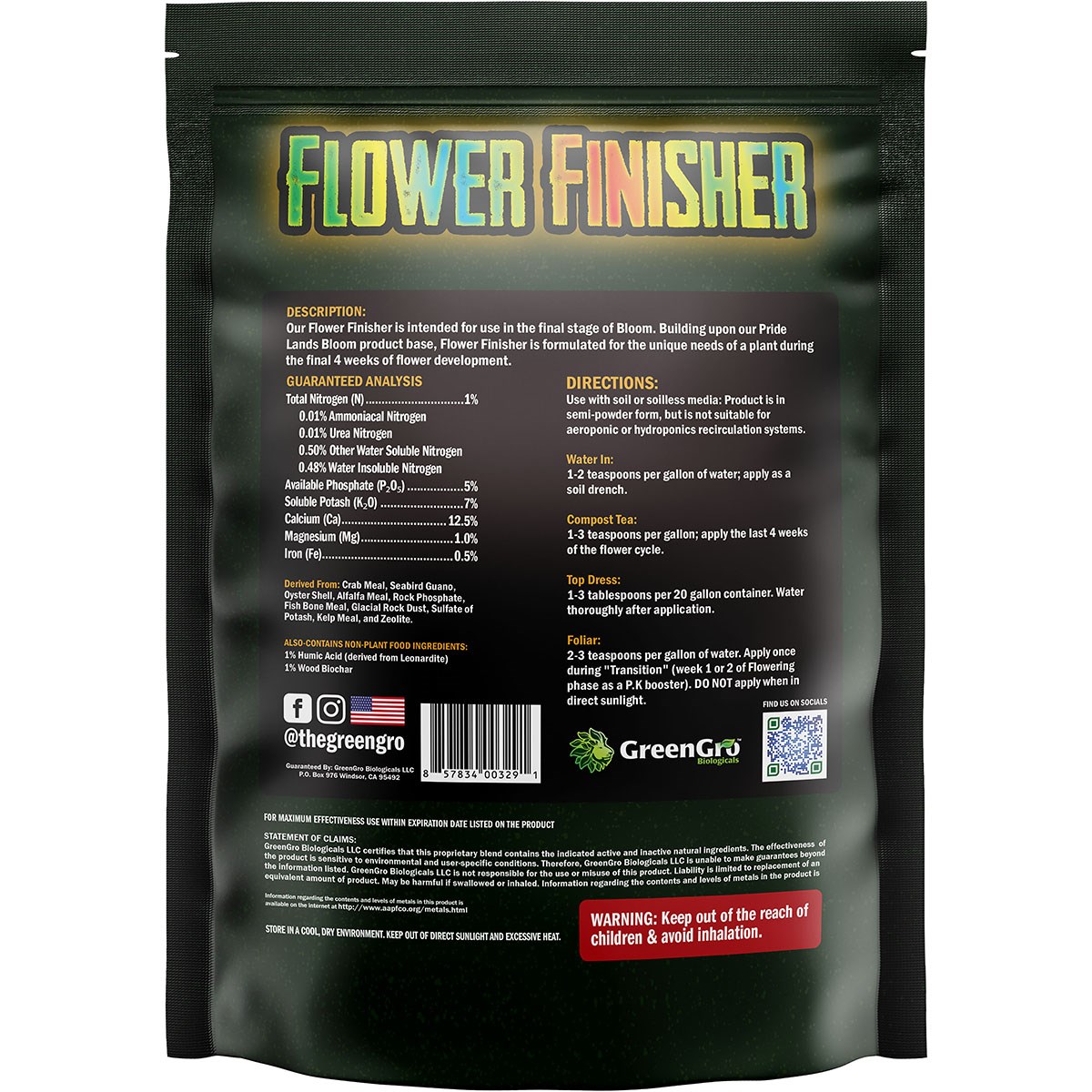 GreenGro 2lb Flower Finisher - Image 2