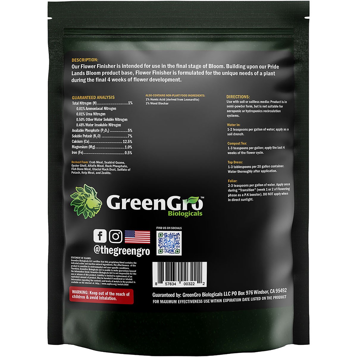 GreenGro 5lb Flower Finisher - Image 2