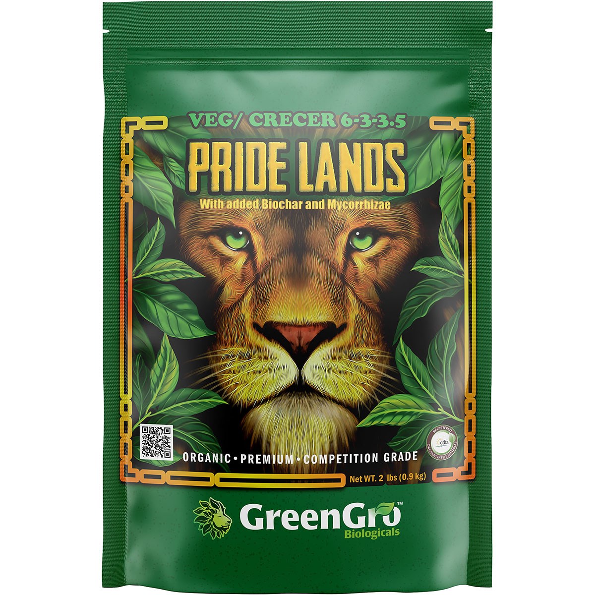 GreenGro Pride Lands 2lb Veg — priced per each; minimum 10; multiples of 10