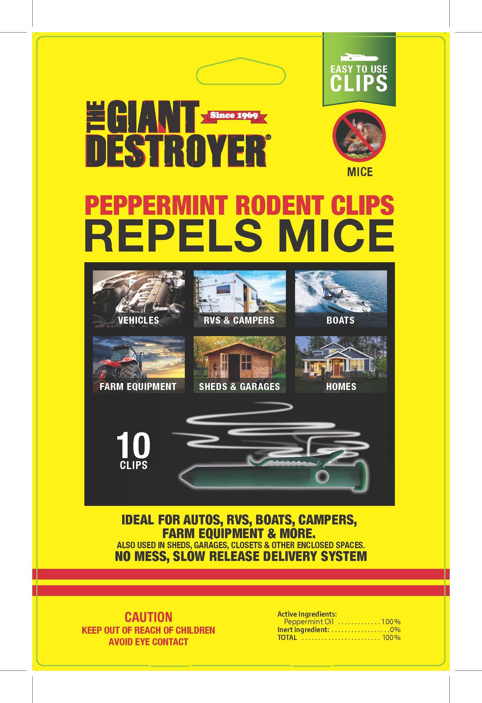 Giant Destroyer 10pk Mice/Rodent Clips