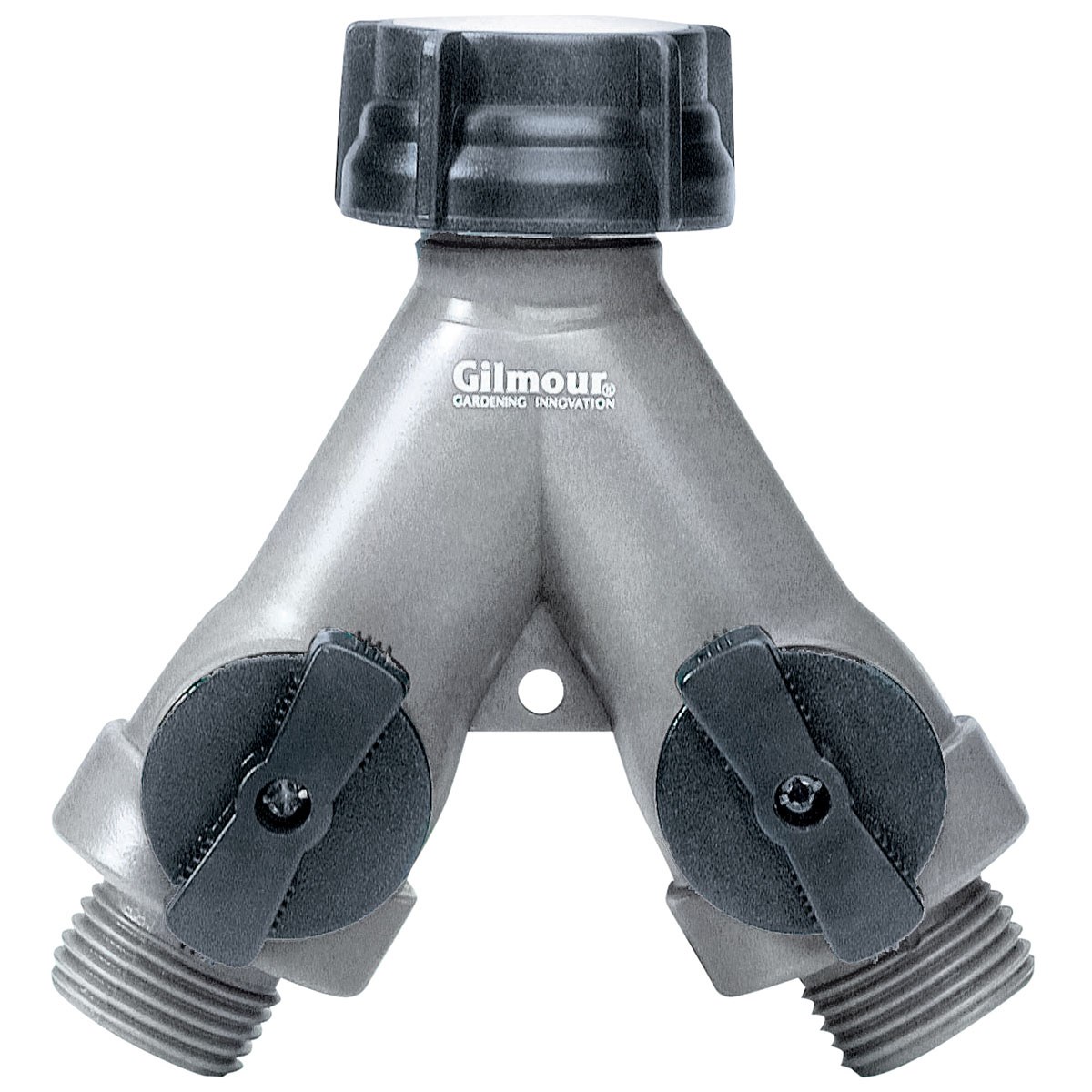 Gilmour Full Flow Dual Poly Shut Off w Nut — priced per each; minimum 6; multiples of 6