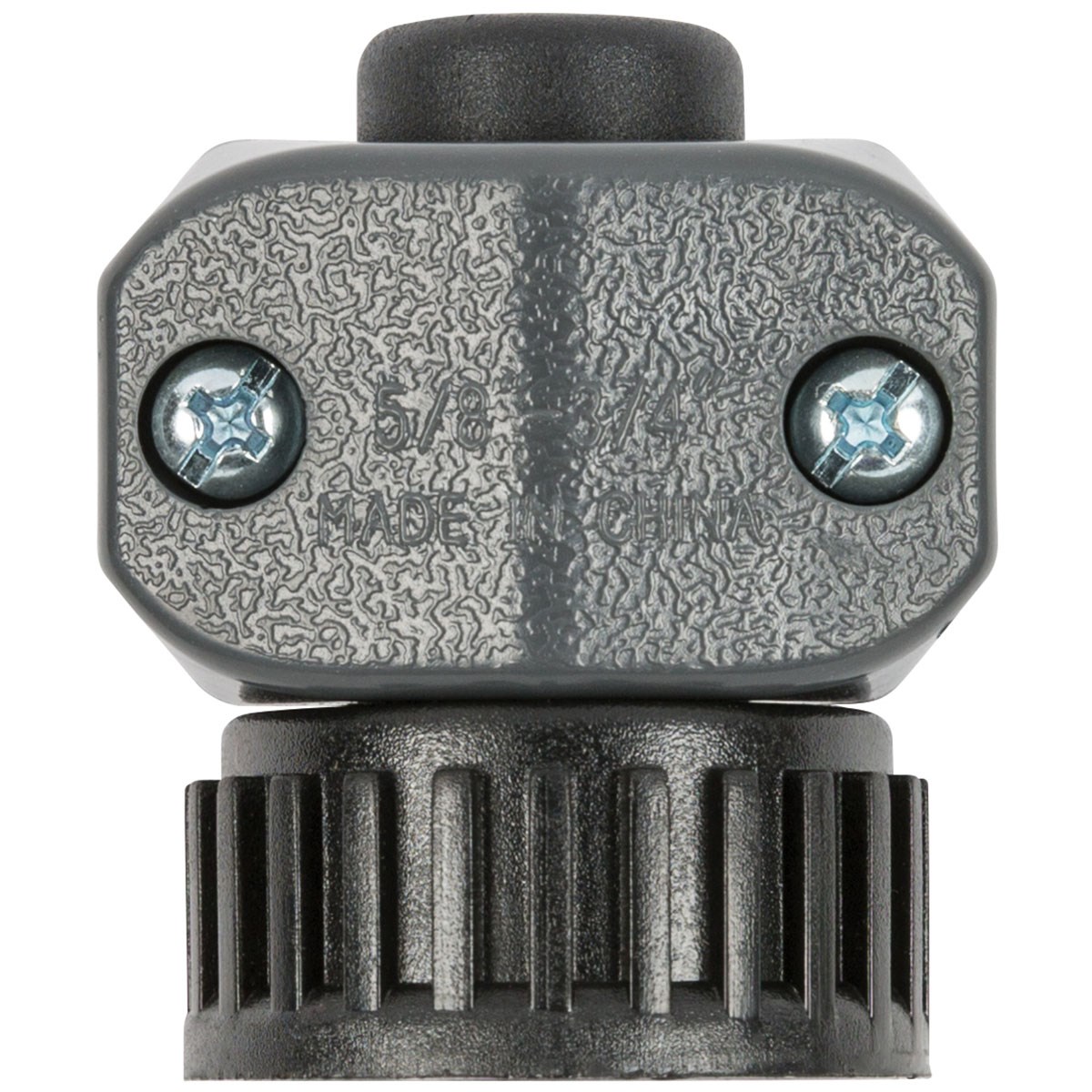 Gilmour 5/8"-3/4" Plas Female Coupling — priced per each; minimum 12; multiples of 12