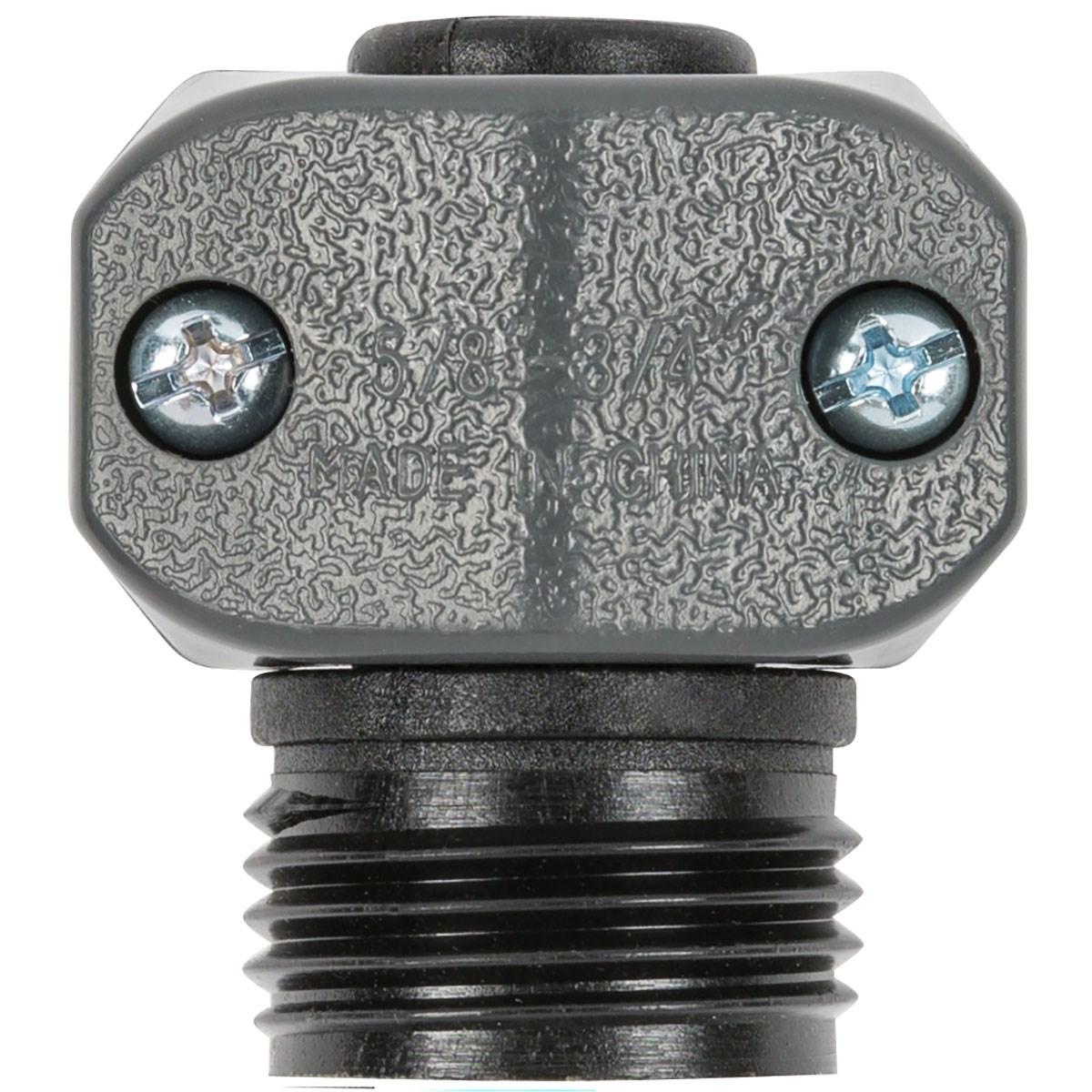 Gilmour 5/8"-3/4" Plas Male Coupling — priced per each; minimum 12; multiples of 12