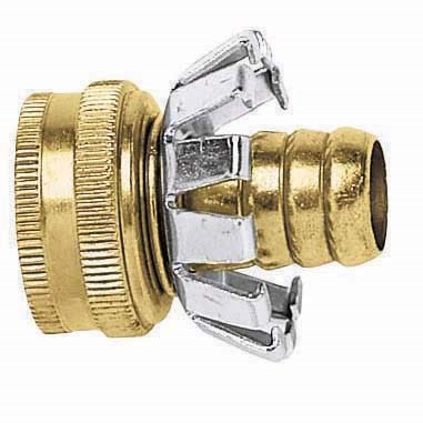 Gilmour Brass Coupling Female Coupling 3/4" — priced per each; minimum 10; multiples of 10