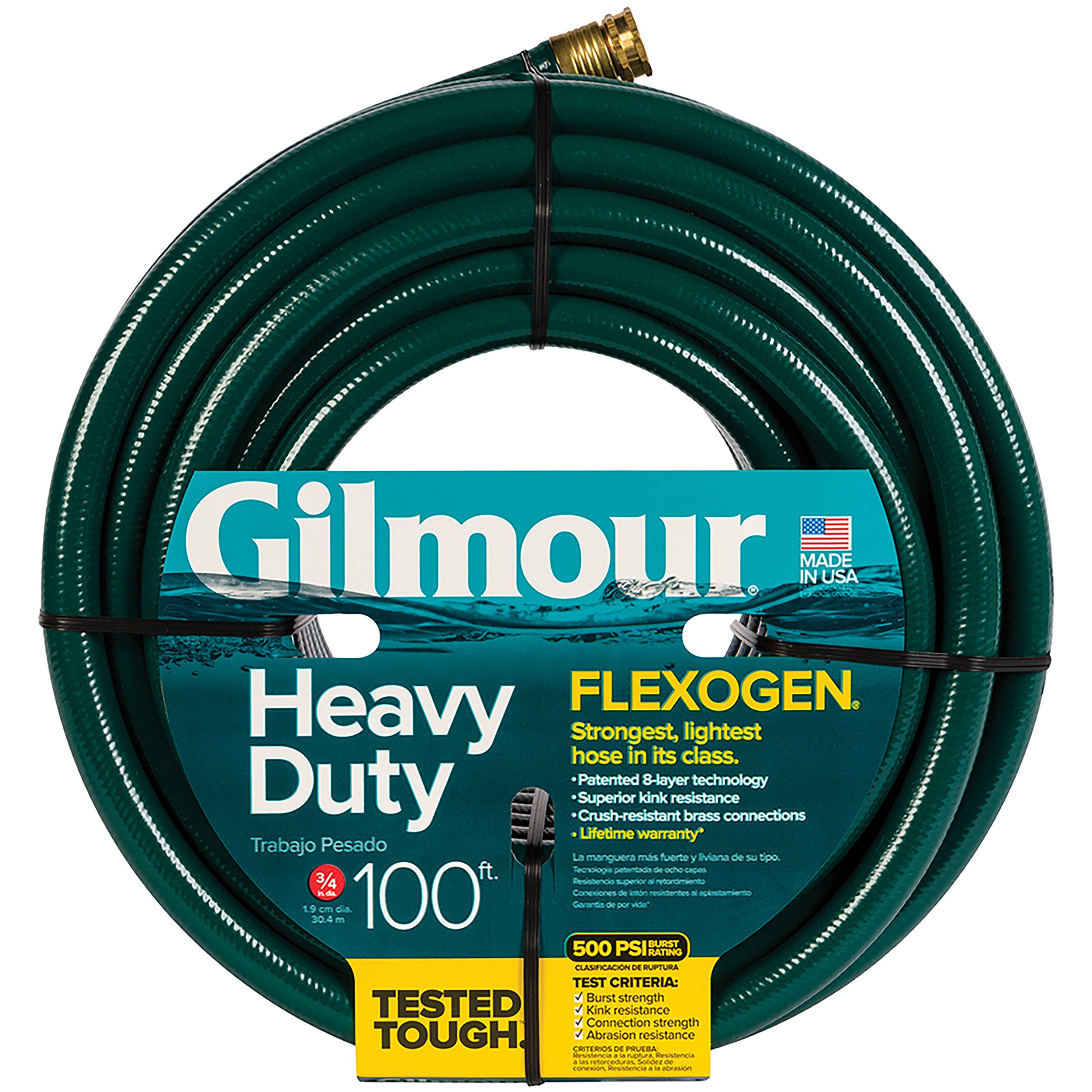 Gilmour Flexogen Heavy Duty Hose 3/4"x100' 500PSI