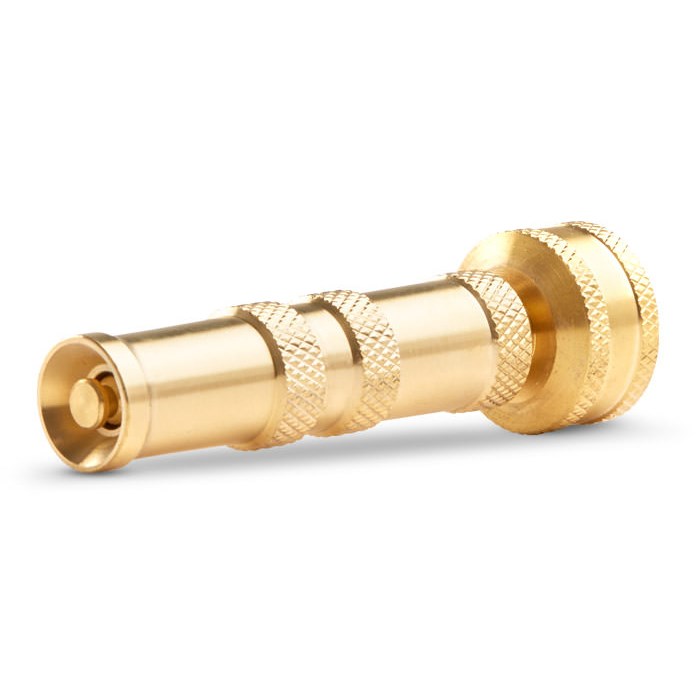 Gilmour Straight Nozzle Brass Adjustable Spray — priced per each; minimum 12; multiples of 12