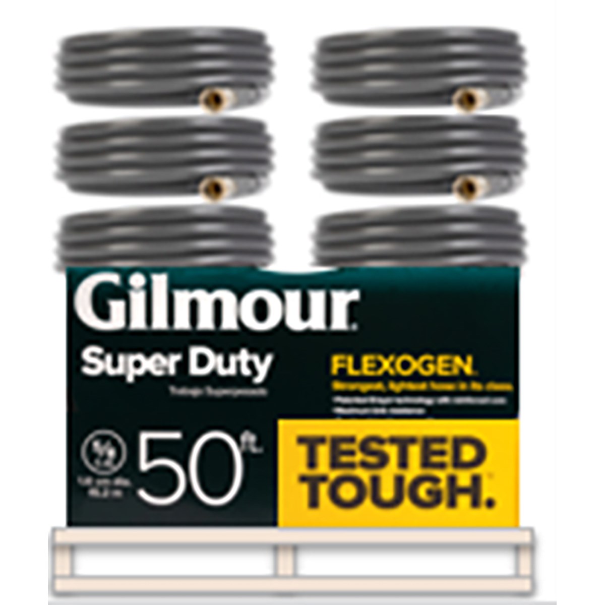Gilmour Flexogen S Duty 5/8" X 50' Gray Hose