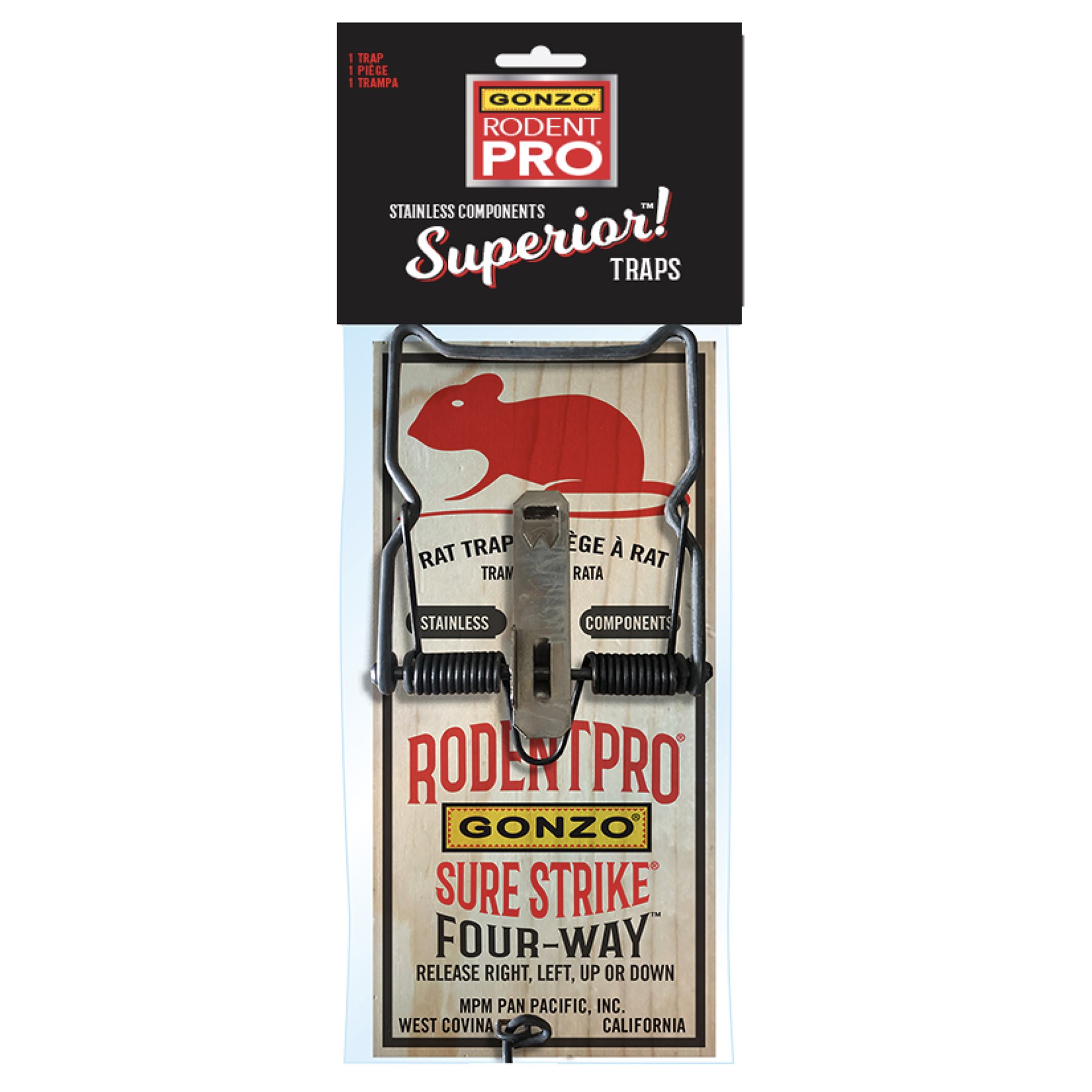 GONZO Rodent Pro Sure Strike Rat Trap — priced per each; minimum 12; multiples of 12