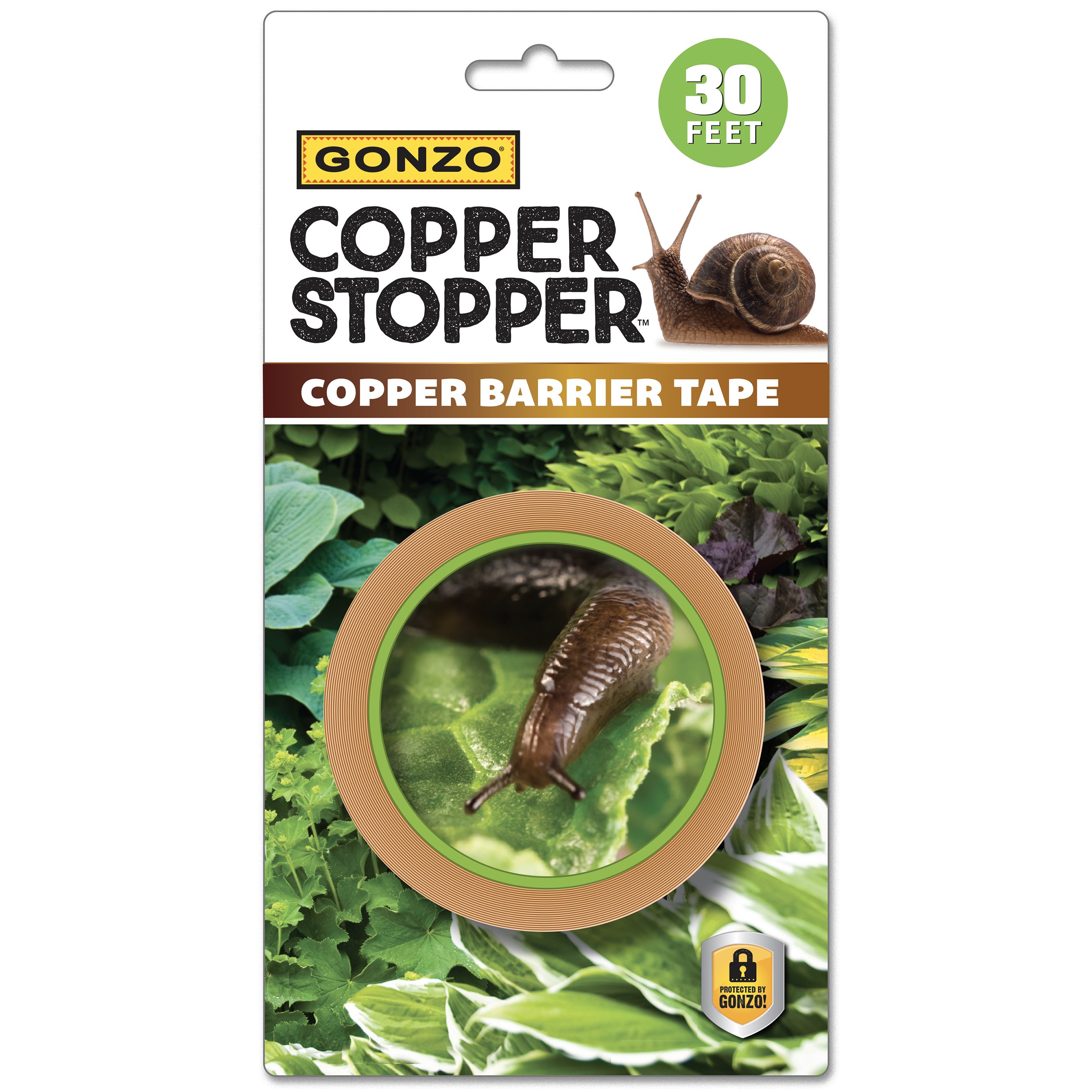 Gonzo Copper Stopper Slug & Snail Copper Tape — priced per each; minimum 12; multiples of 12