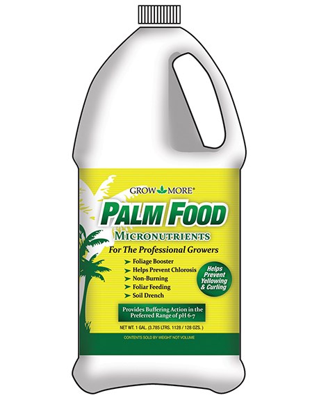 Grow More 1gal Palm Food Micronutrients — priced per each; minimum 4; multiples of 4