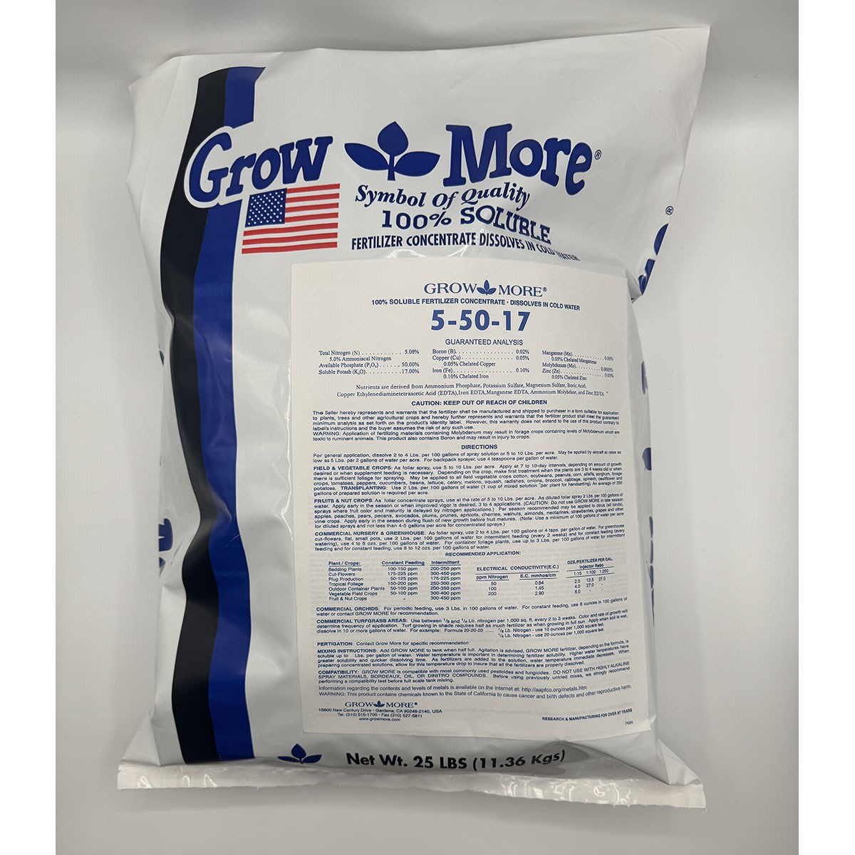 Grow More 25# Standard 05-50-17