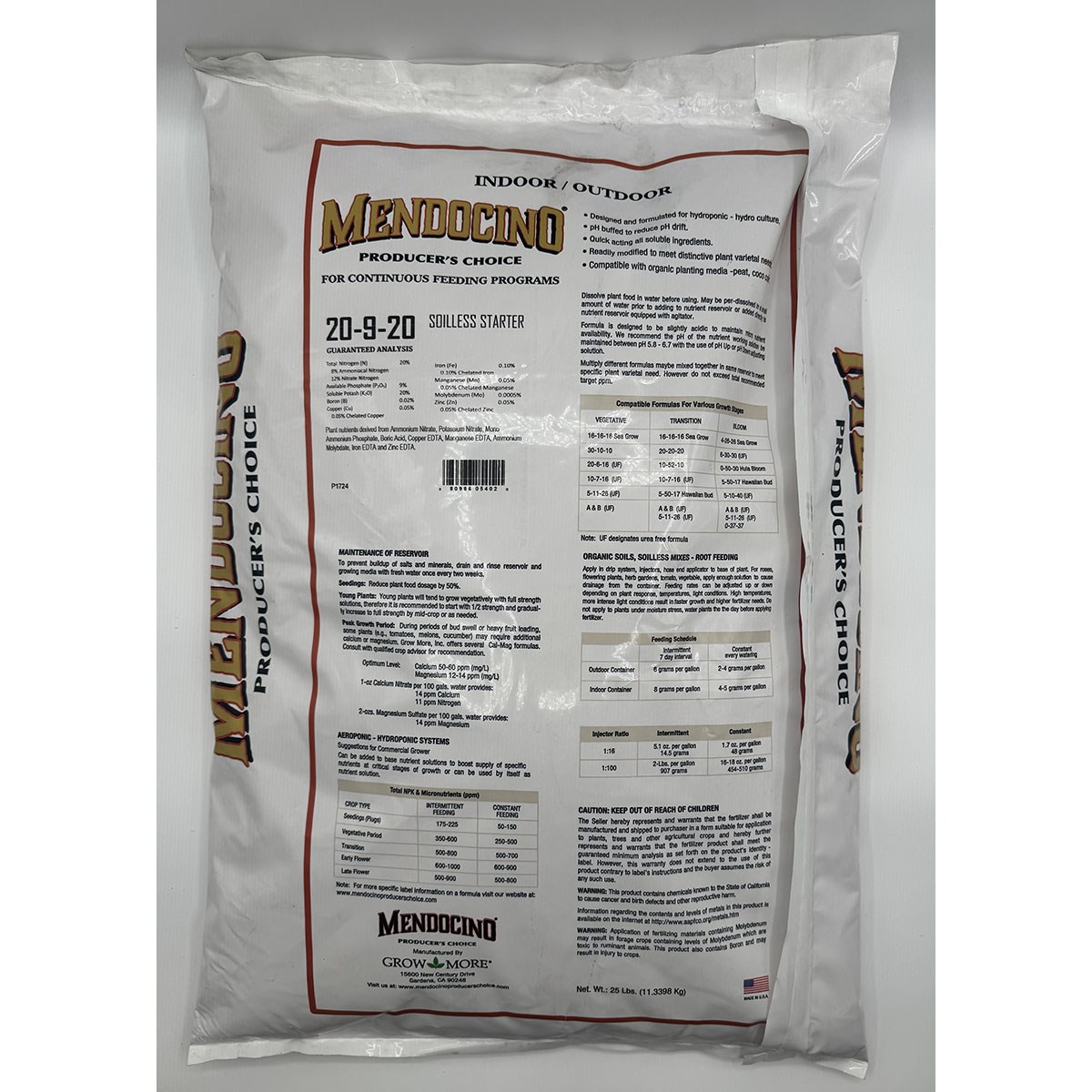 Grow More 25# Mendo 20-9-20 - Image 2