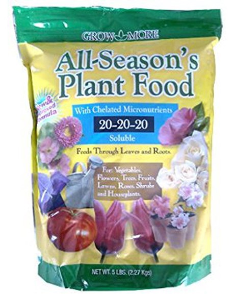 Grow More 5# 20-20-20 All Seasons