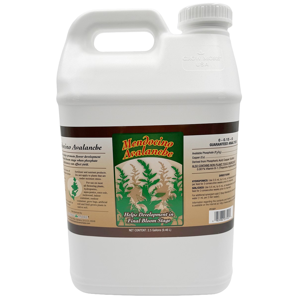 Grow More 2.5gal Mendocino Avalanche