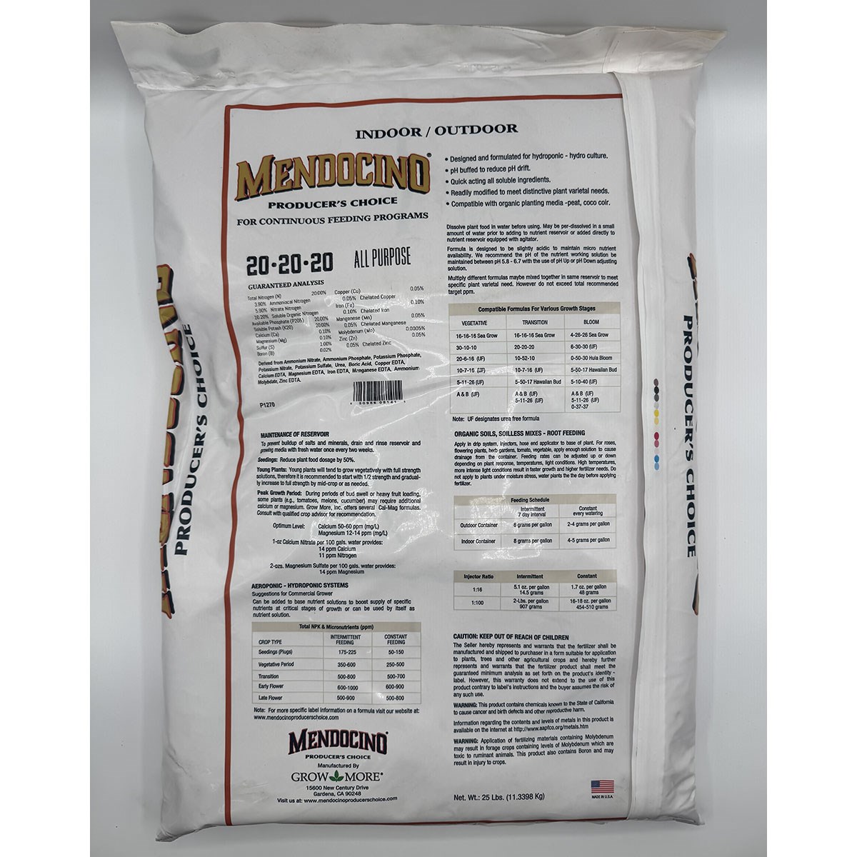 Grow More 25# Mendo All Purpose 20-20-20 - Image 2