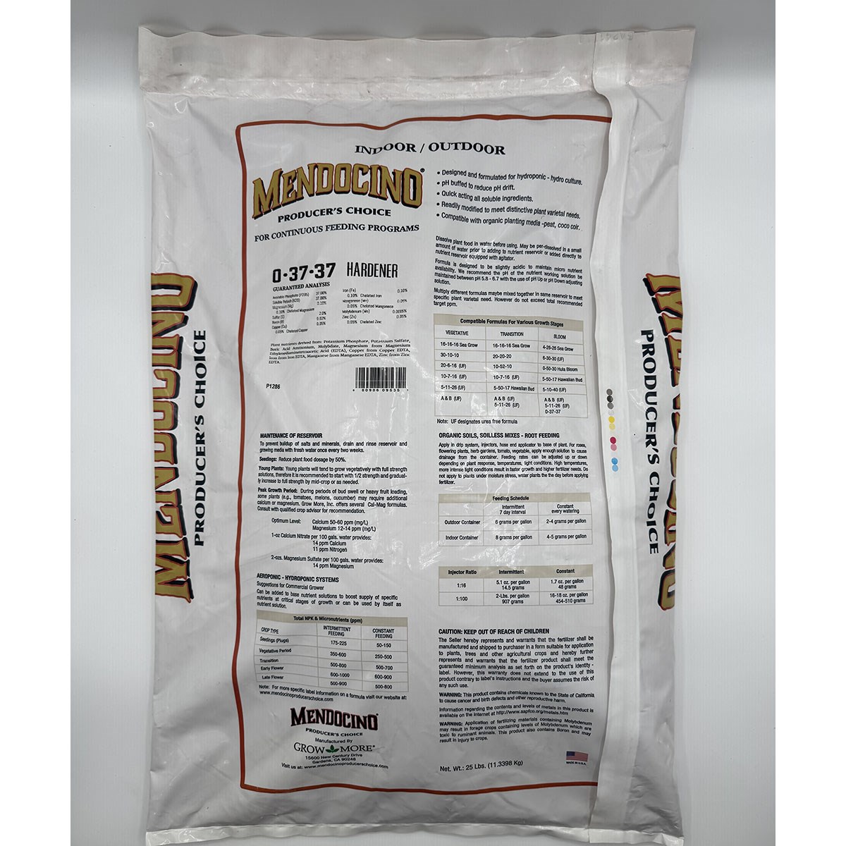 Grow More 25# Mendo Flower Hardener 00-37-37 - Image 2