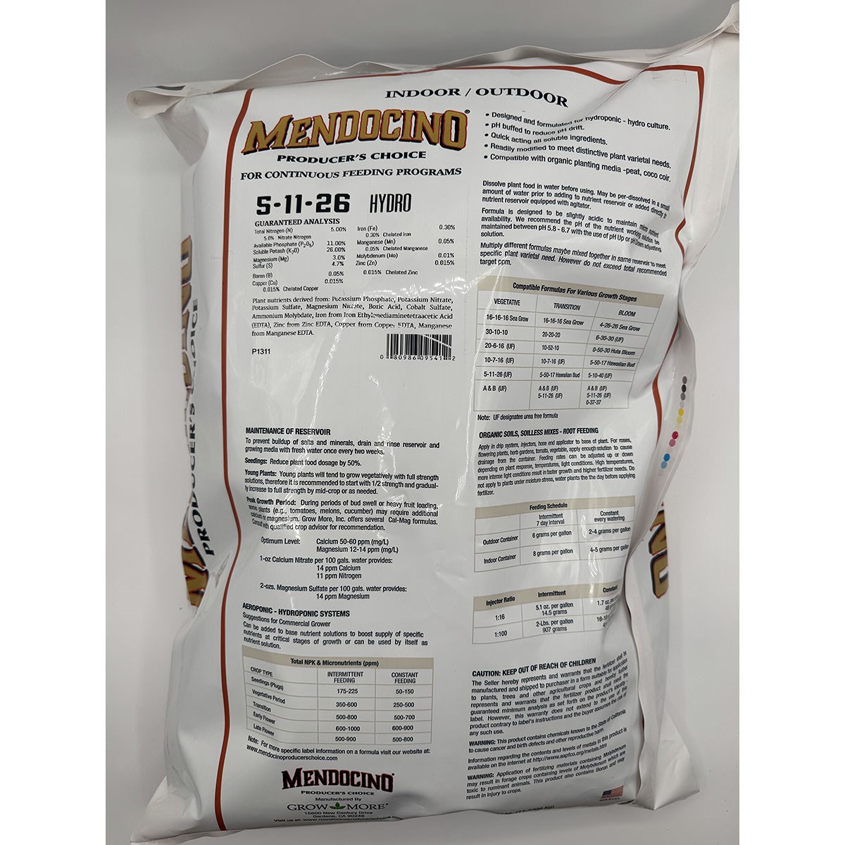 Grow More 25# Mendo Hydro 05-11-26 - Image 2
