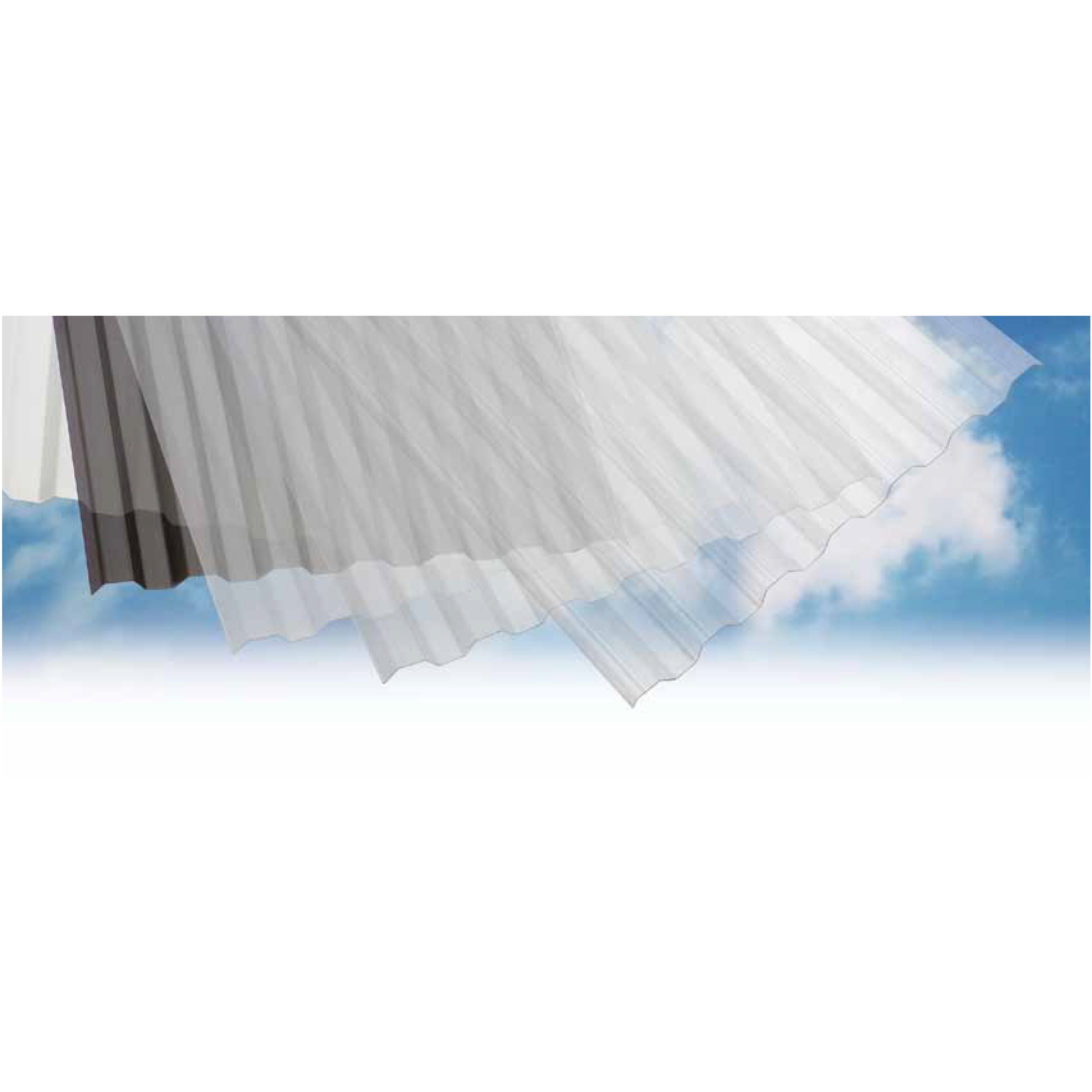 GRTK DYNAGLASS CORRUGATED 49.6" X 8' CLR