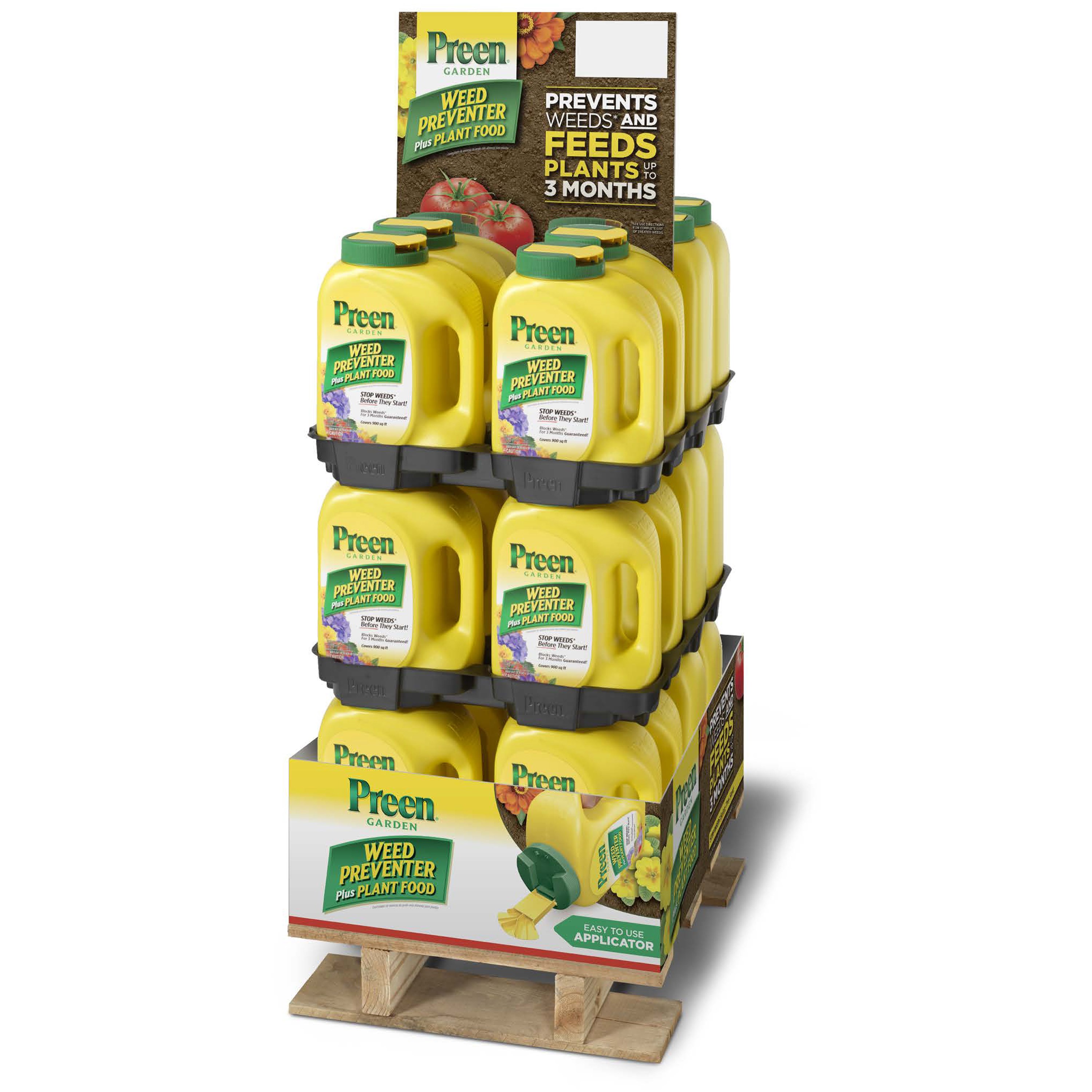Preen 24pc 5.62# 900SF Gdn Weed Prev & Food Dsp