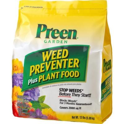 Preen 13# 2080sf Garden Weed Preventer W/ Plant Food
