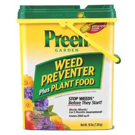 Preen 26pc 16# Garden Preventer W/ Plant Food