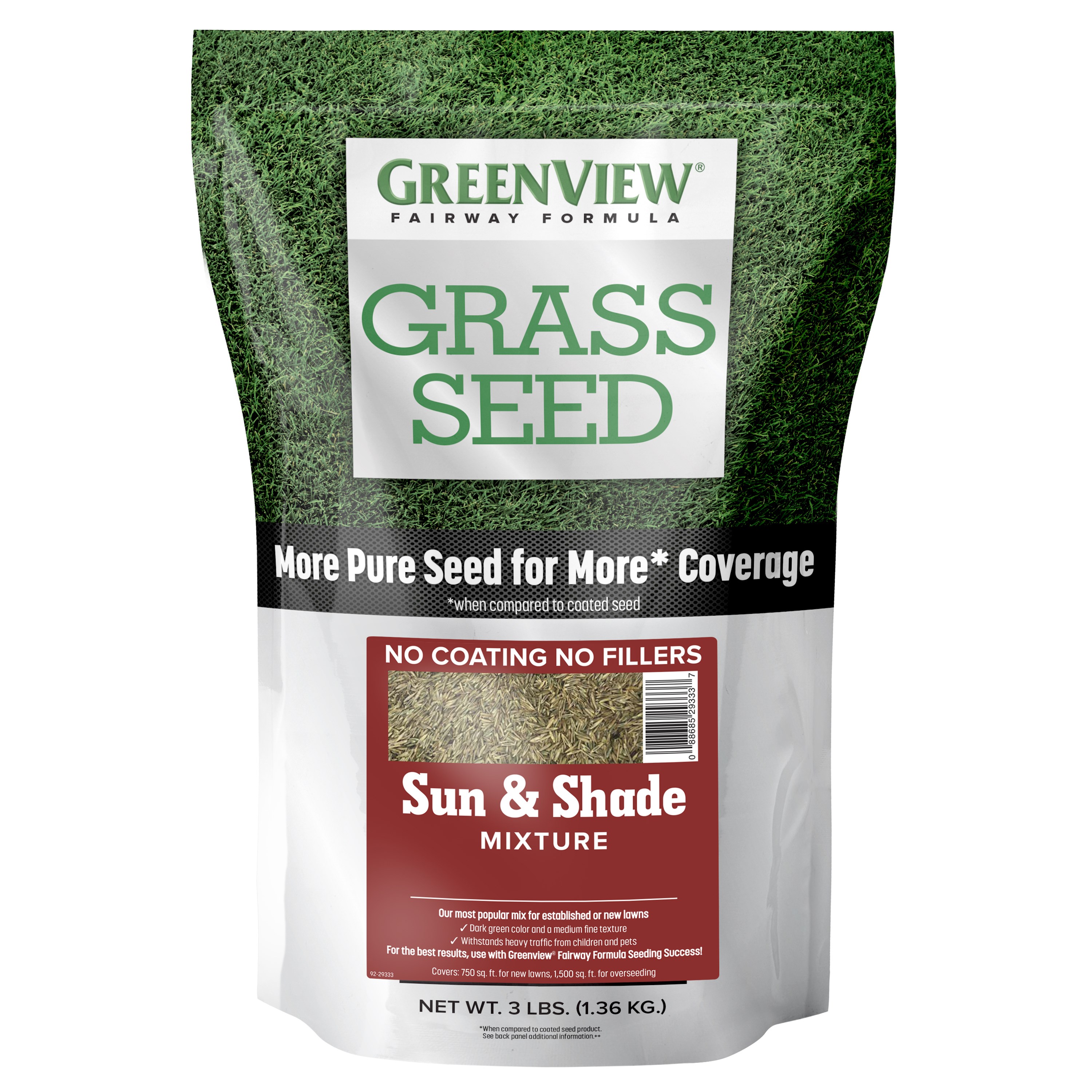 Greenview Fairway Formula 3# Sun & Shade Grass Seed