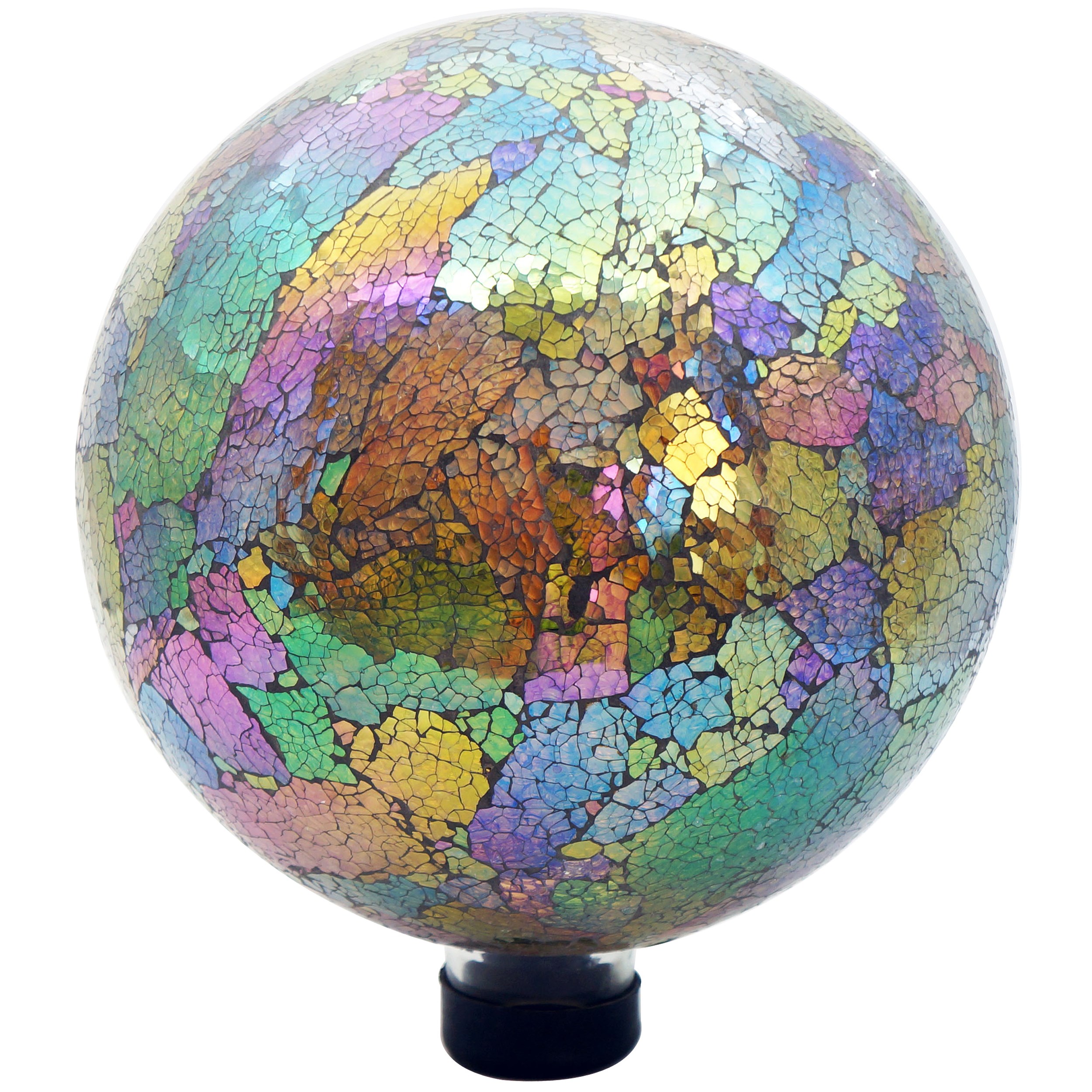 Gardener Select 10" Amber Colorful Tempered Glass Garden Globe — priced per each; minimum 4; multiples of 4