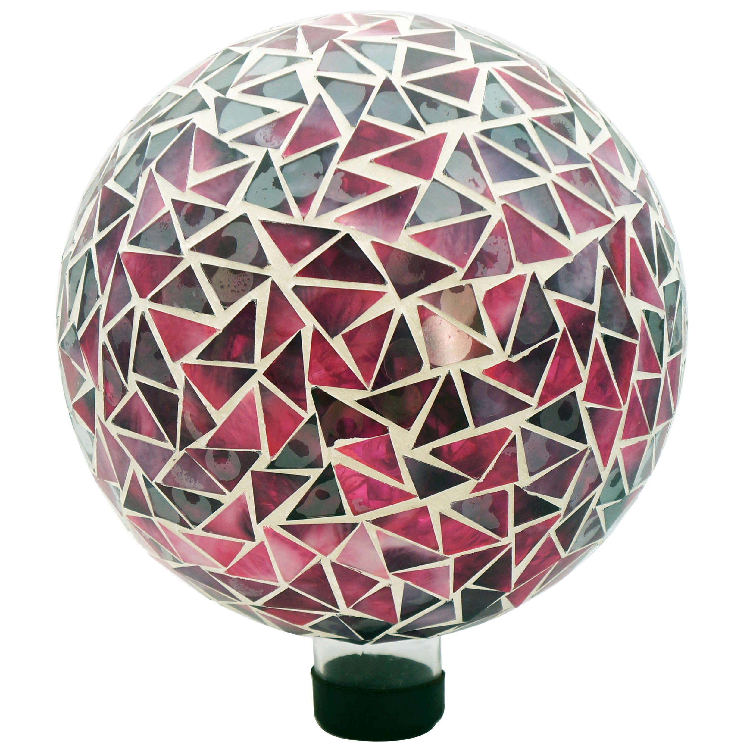 Gardener Select 10" Mosaic Purple Glass Garden Globe — priced per each; minimum 4; multiples of 4