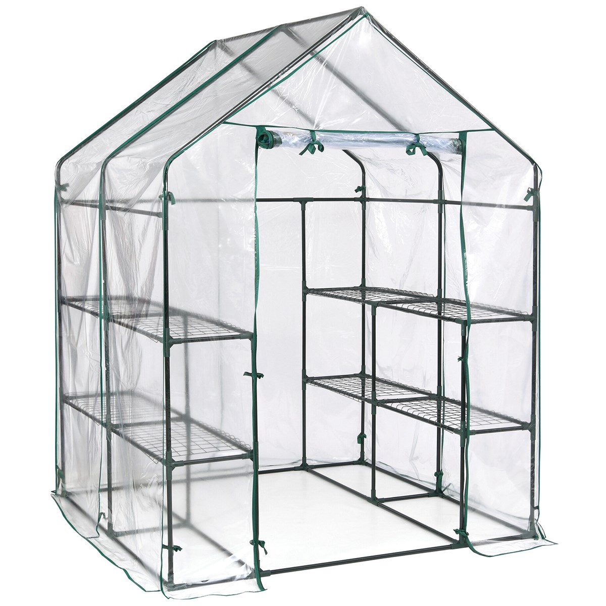 Gardener Select 58.2"x57.4"x76.7" Walk-In Greenhouse