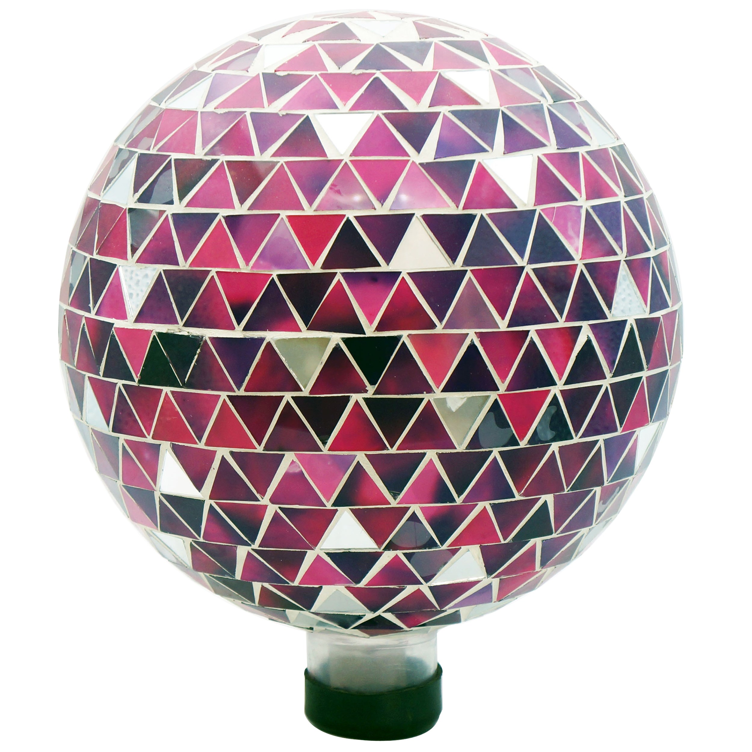 Gardener Select 10" Purple Triangular Collage Garden Globe — priced per each; minimum 4; multiples of 4