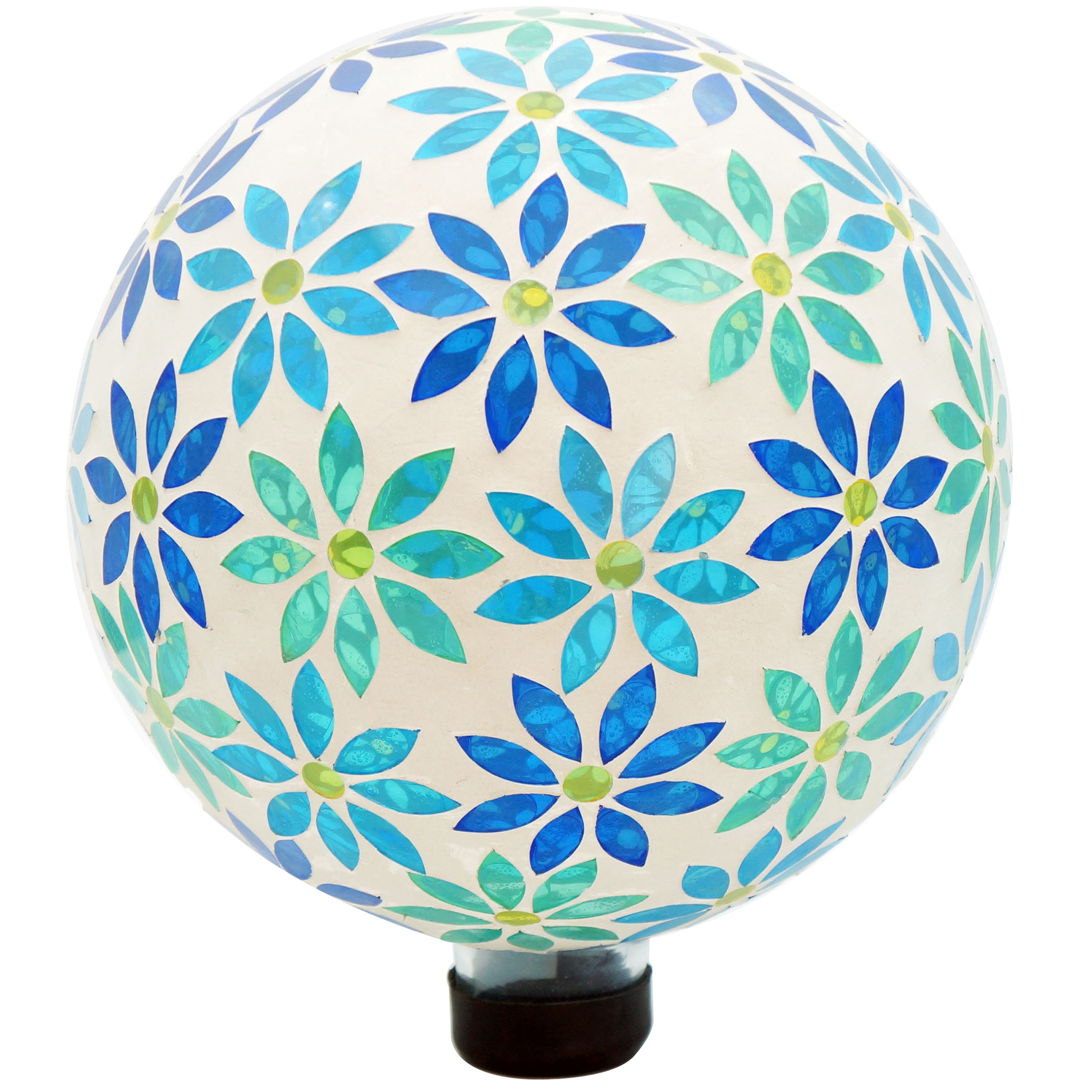 Gardener Select 10" Mosaic Blue Glass Garden Globe — priced per each; minimum 4; multiples of 4
