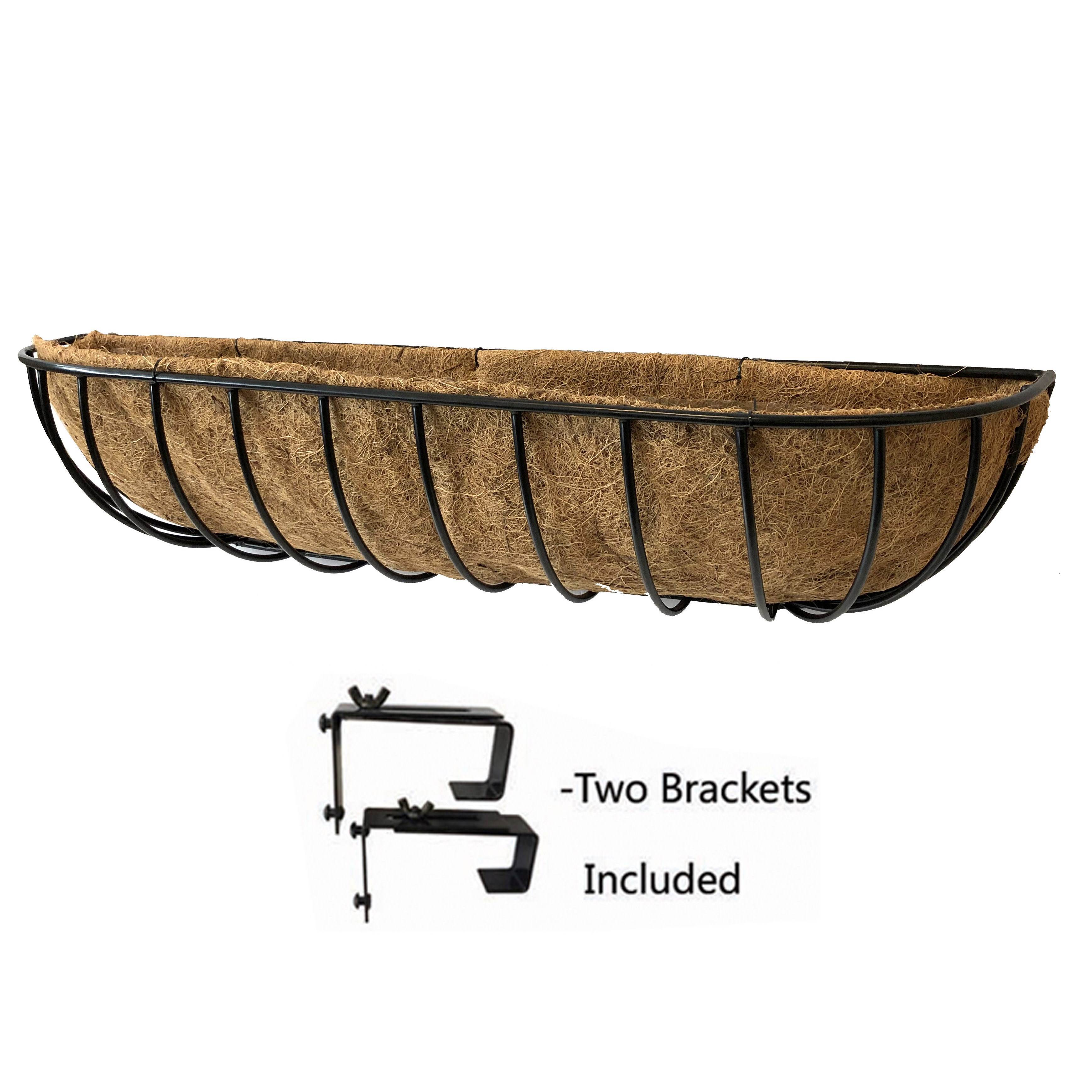 Gardener Select 36" Cottage Window Deck Planter with 2 Brackets — priced per each; minimum 6; multiples of 6