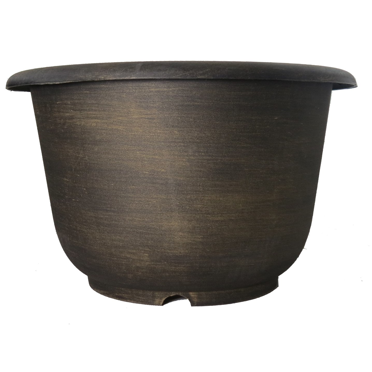 Grower Select 14.00 Roll Rim Pot Black / Gold