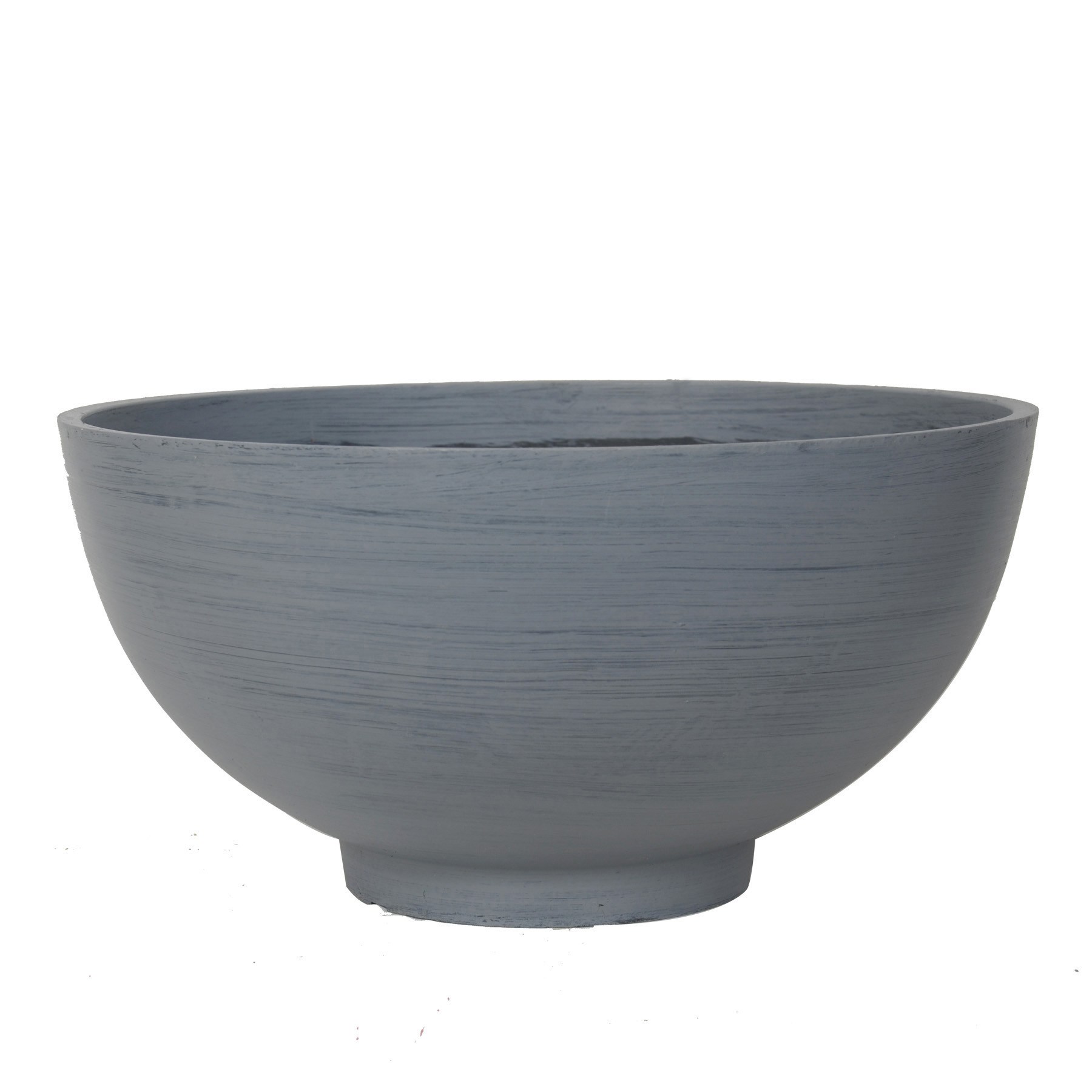Gardener Select 13" Bowl Brick Blk/Grey Planter — priced per each; minimum 12; multiples of 12