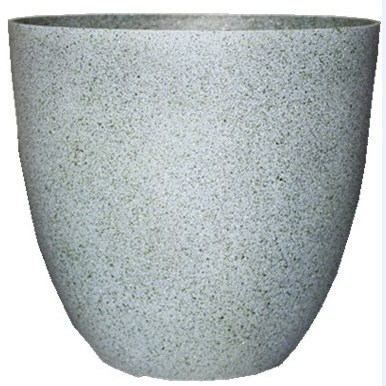 Gardener Select 12" Egg Planter Granite Flower Planter — priced per each; minimum 6; multiples of 6
