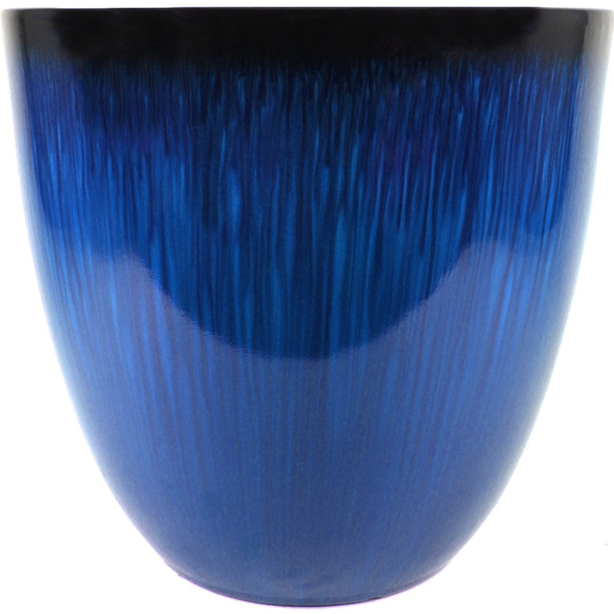 Gardener Select 12" Egg Planter Blue Flower Planter — priced per each; minimum 6; multiples of 6