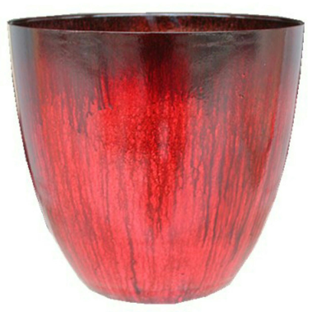 Gardener Select 15" Egg Planter Red Flower Planter — priced per each; minimum 4; multiples of 4