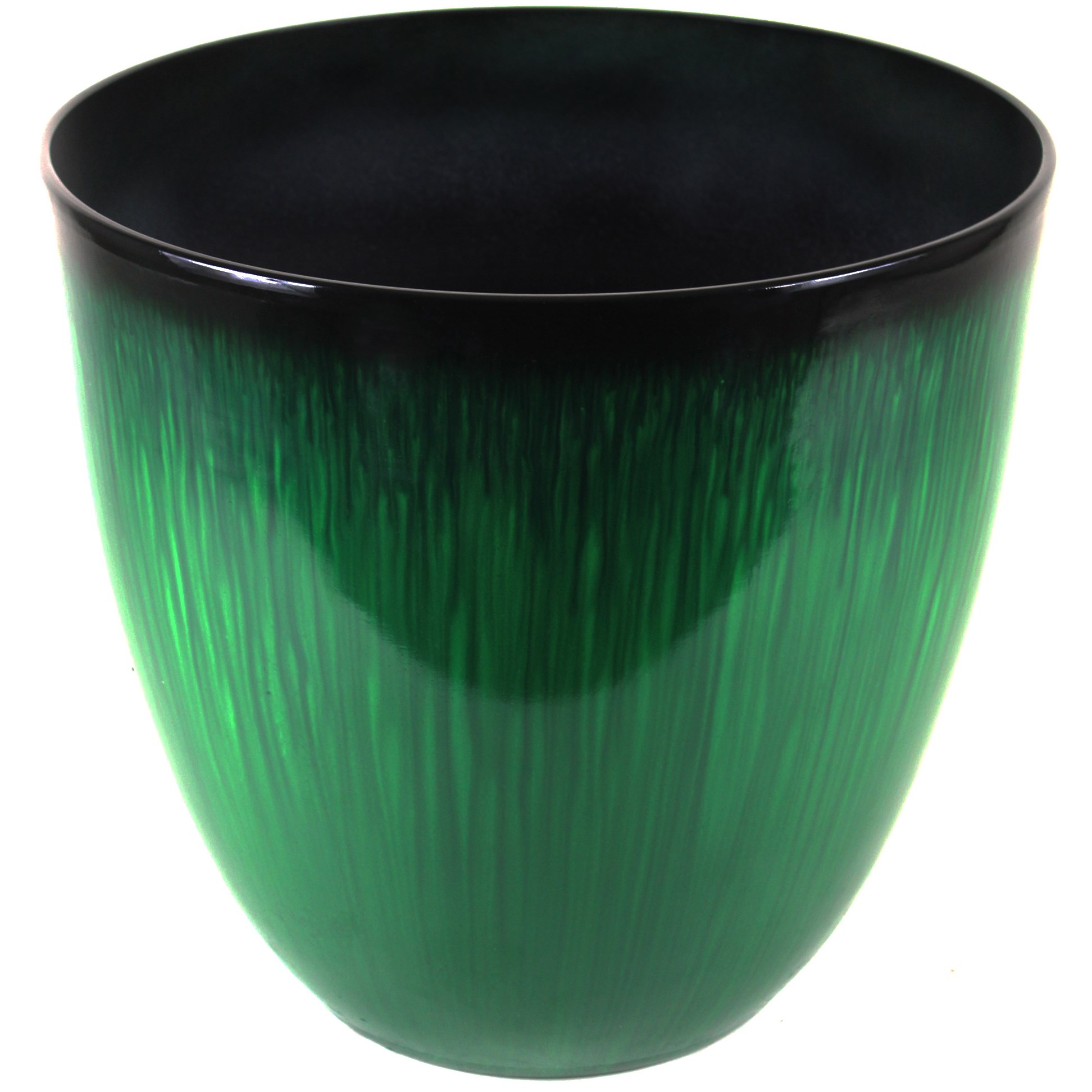 Gardener Select 18" Egg Planter Green Flower Planter — priced per each; minimum 4; multiples of 4