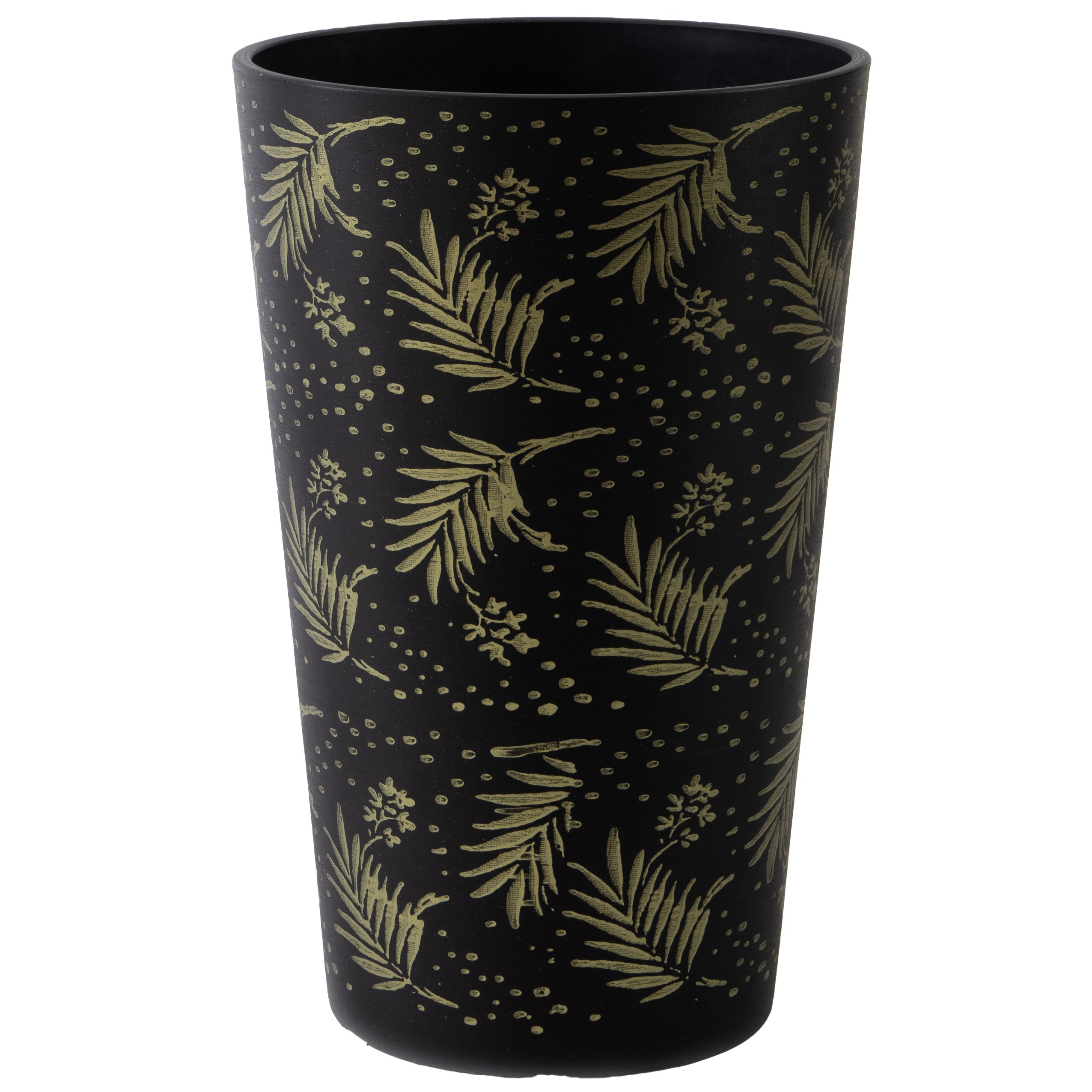 Gardener Select 12.2"x18.1" Mixed Stone Black Planter — priced per each; minimum 4; multiples of 4
