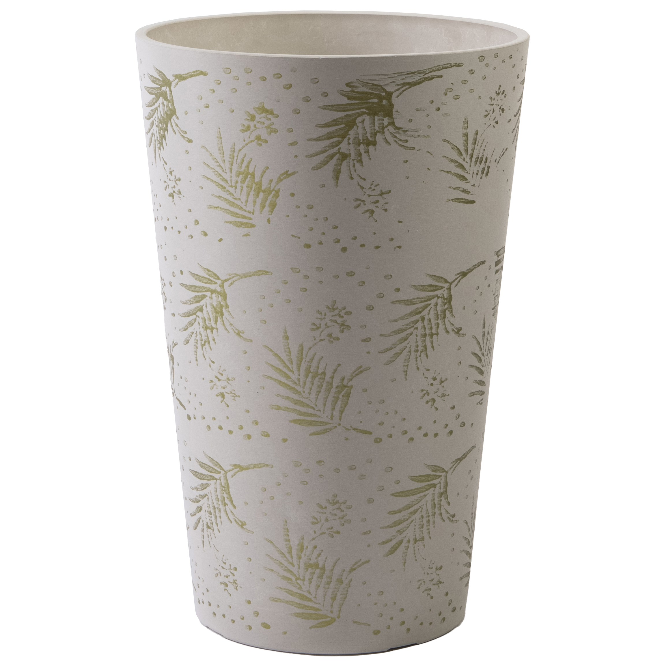 Gardener Select 12.2"x18.1" Mixed Stone White Planter — priced per each; minimum 4; multiples of 4