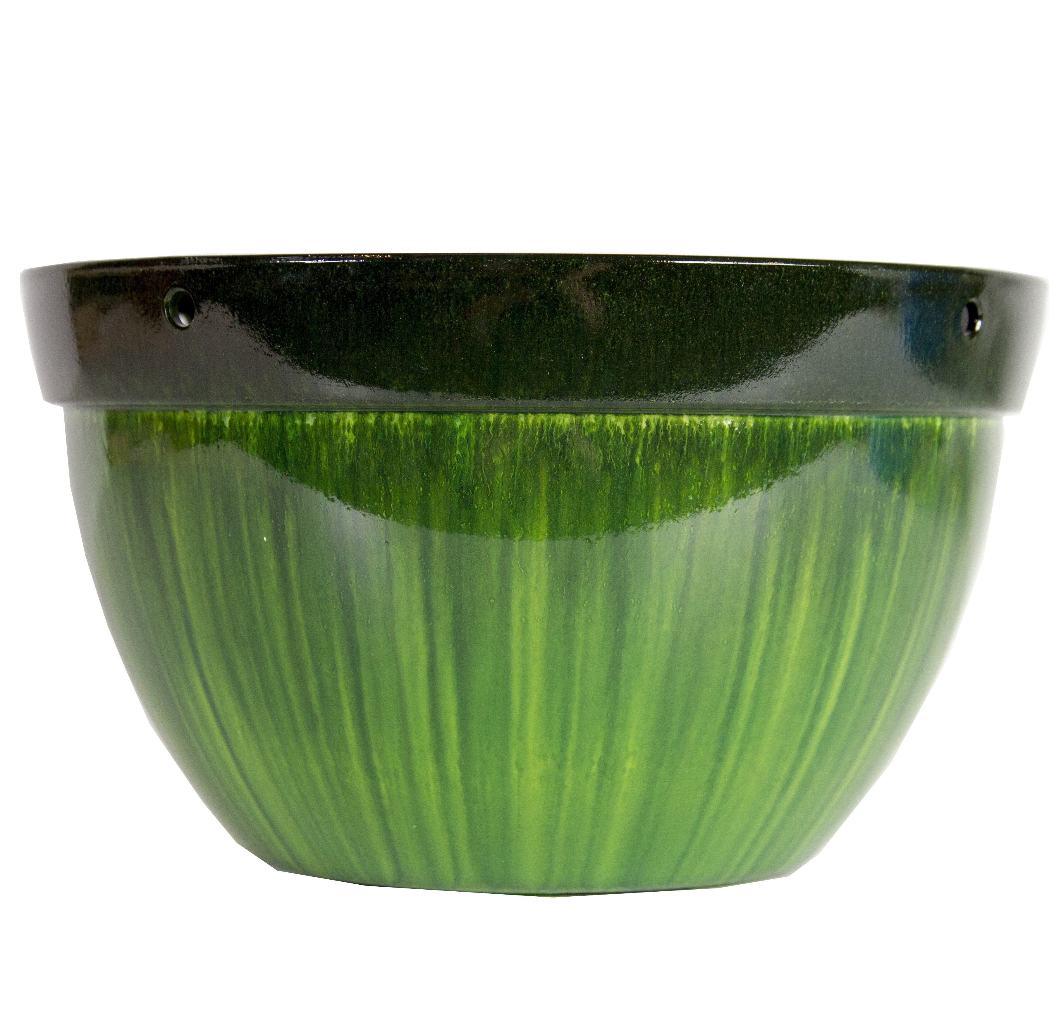 Gardener Select 12" Hanging Basket Drip Green 11.85"x11.85"x6.69" — priced per each; minimum 24; multiples of 24