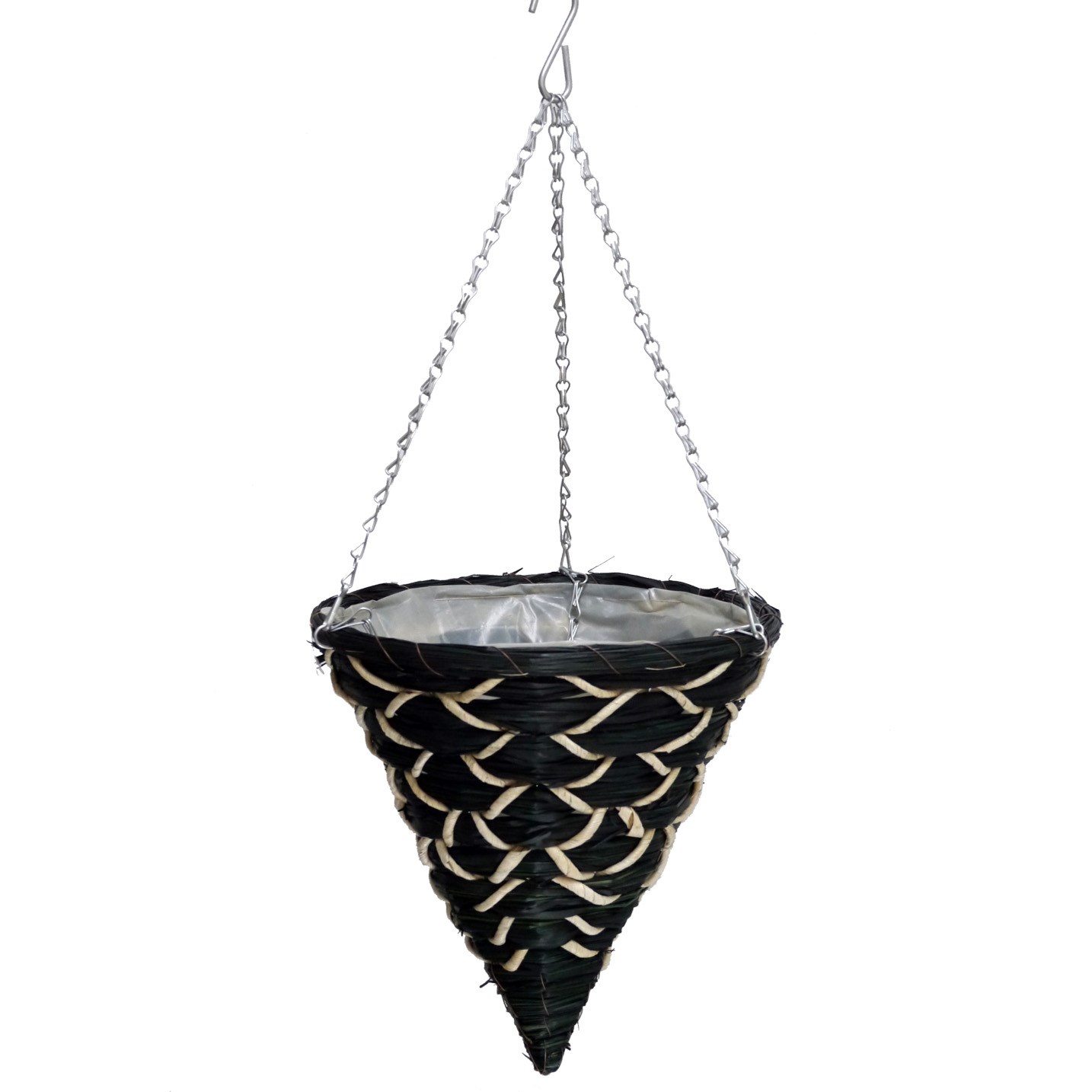 Gardener Select 14" Cone Hanging Basket Black — priced per each; minimum 20; multiples of 20
