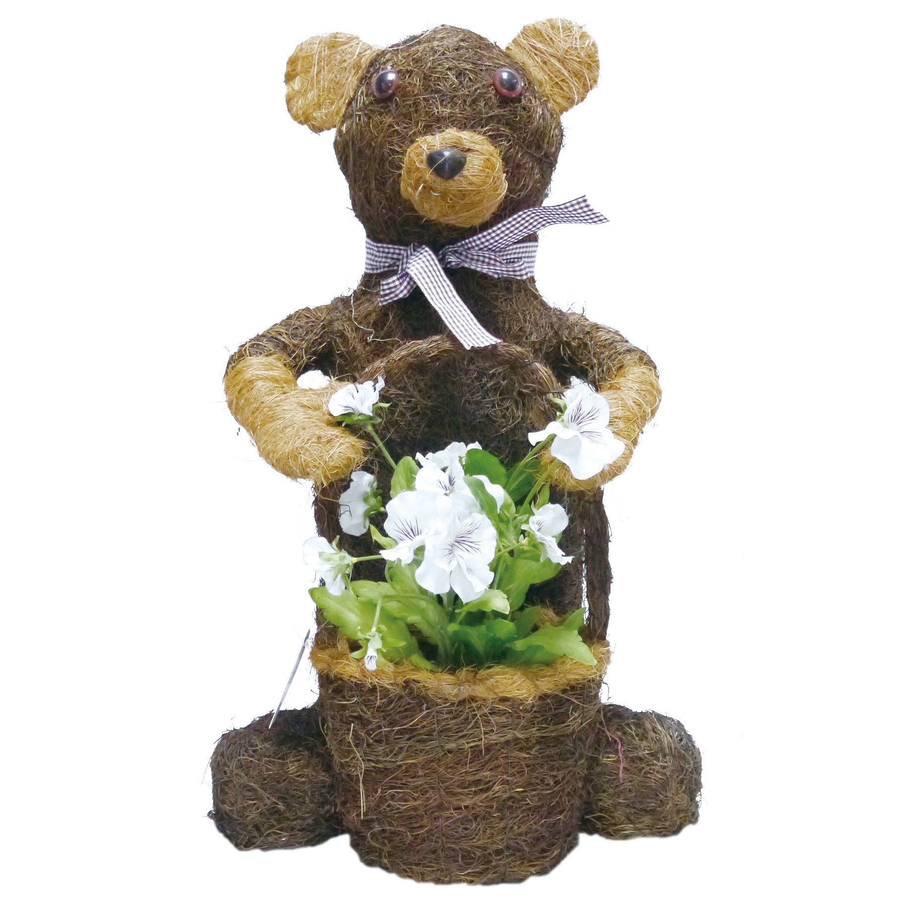 Gardener Select 14" Large Brushwood Bear Topiary - No UPS or FedEx! — Single Unit